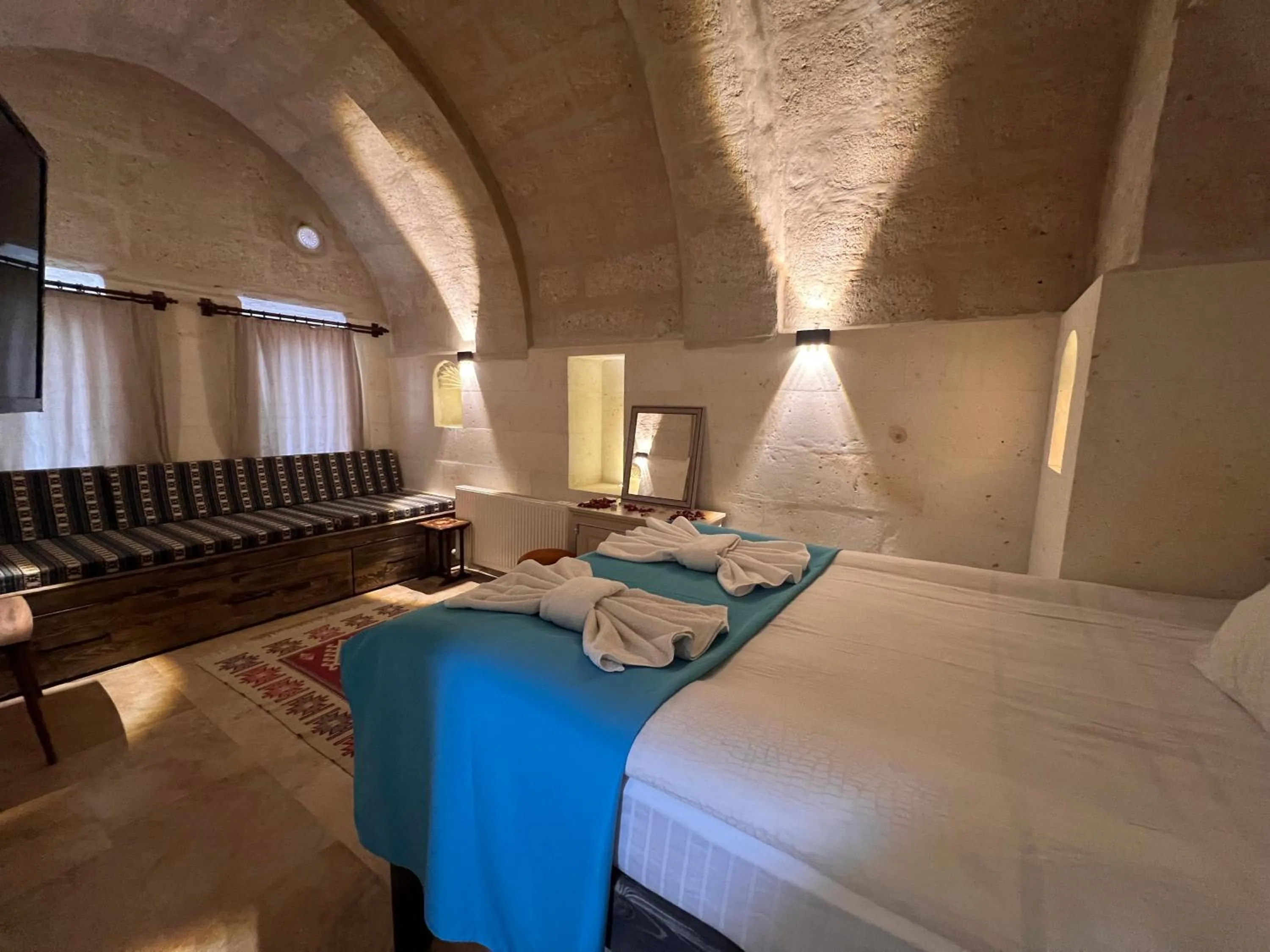 Bed in Uluyol Stone House