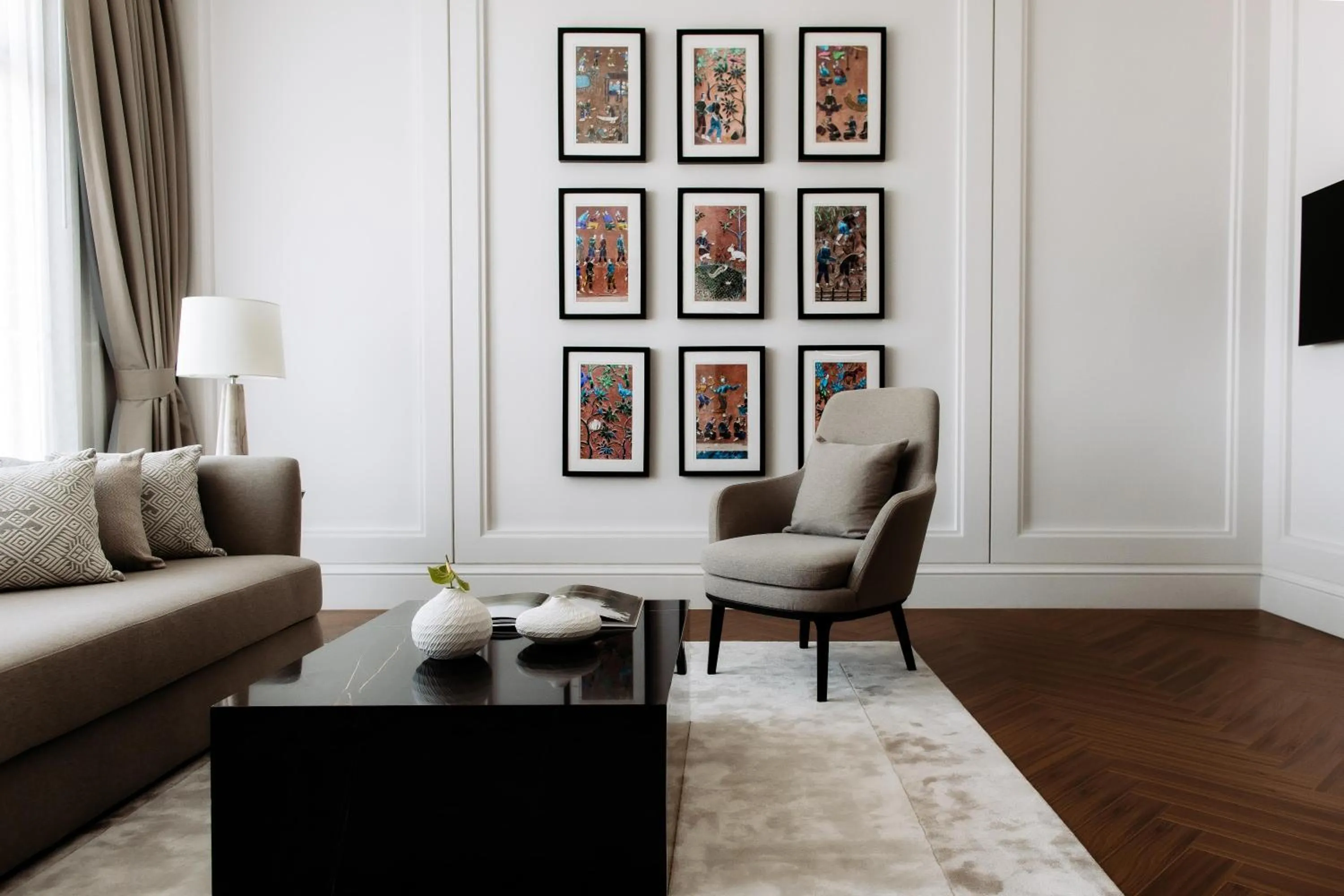 Living room in Souphattra Hotel Vientiane