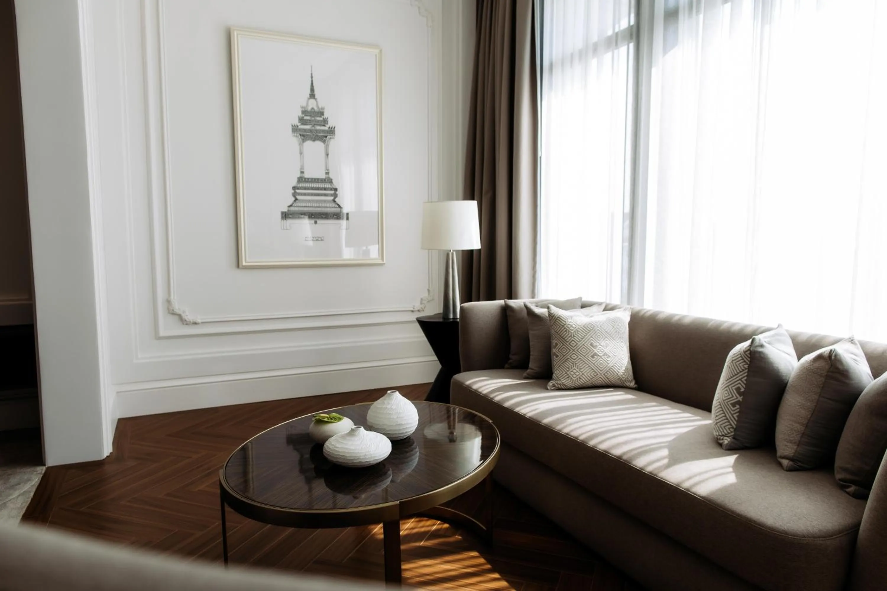 Living room in Souphattra Hotel Vientiane