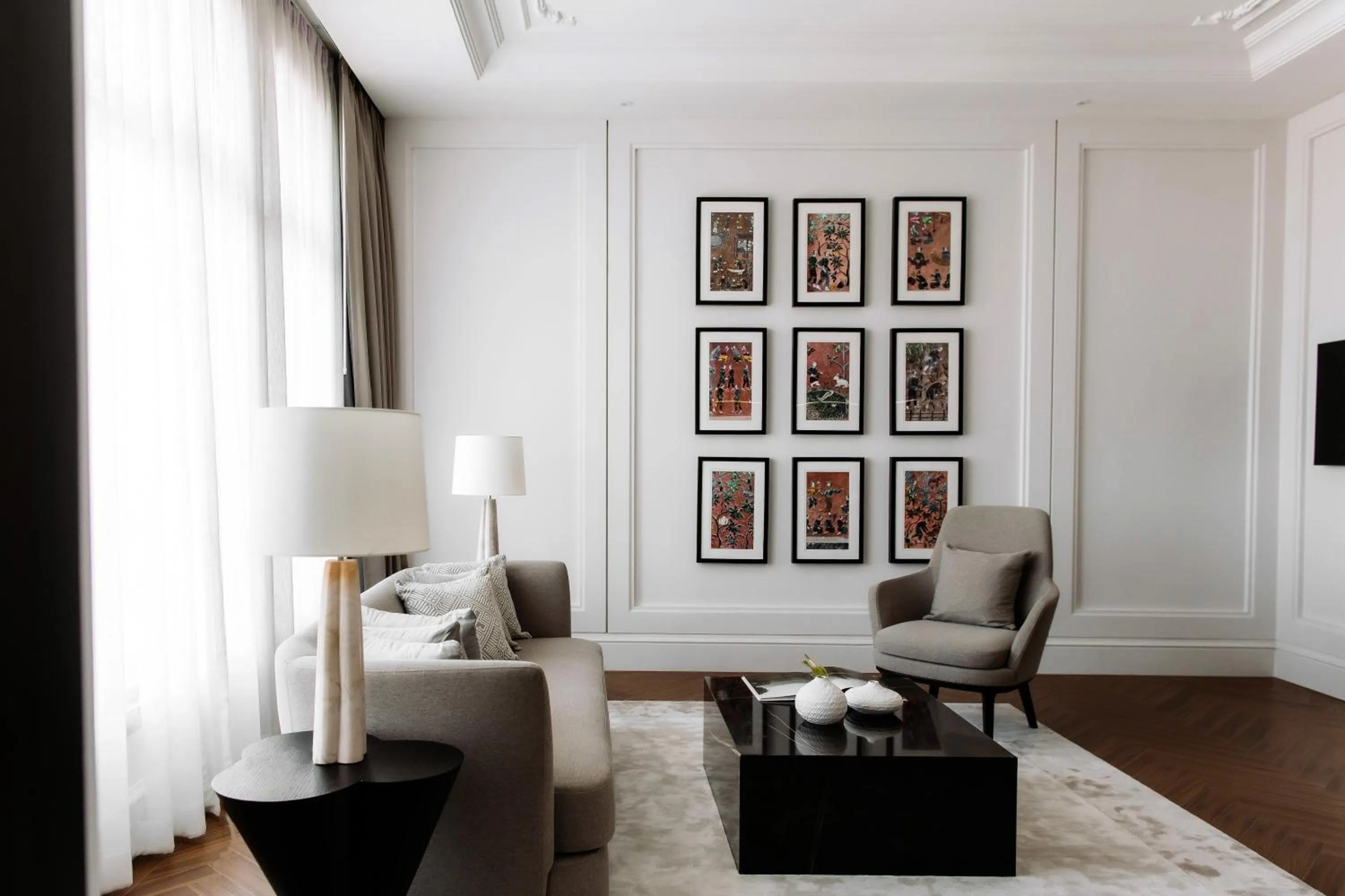 Living room in Souphattra Hotel Vientiane