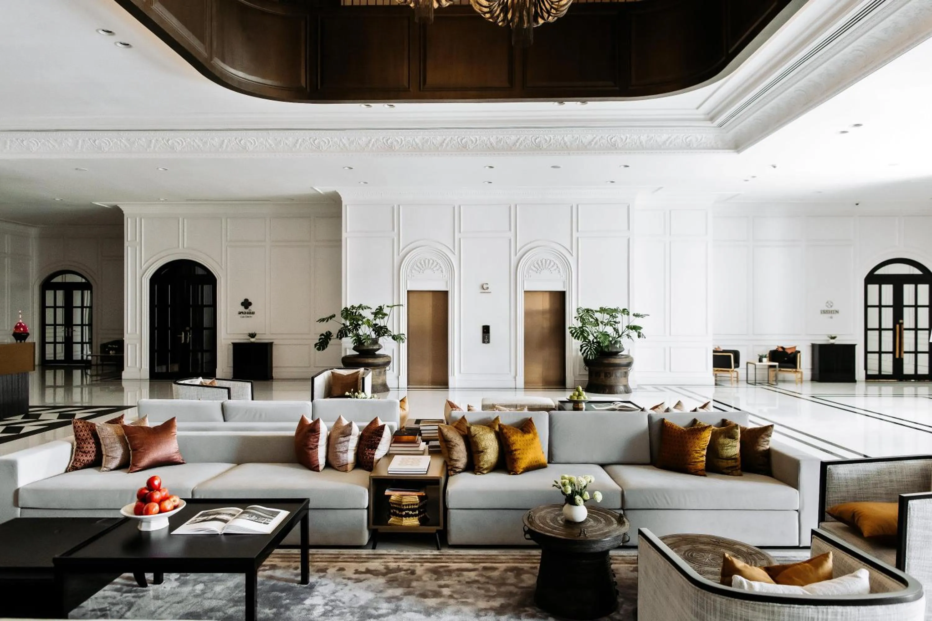 Lobby or reception, Bed in Souphattra Hotel Vientiane