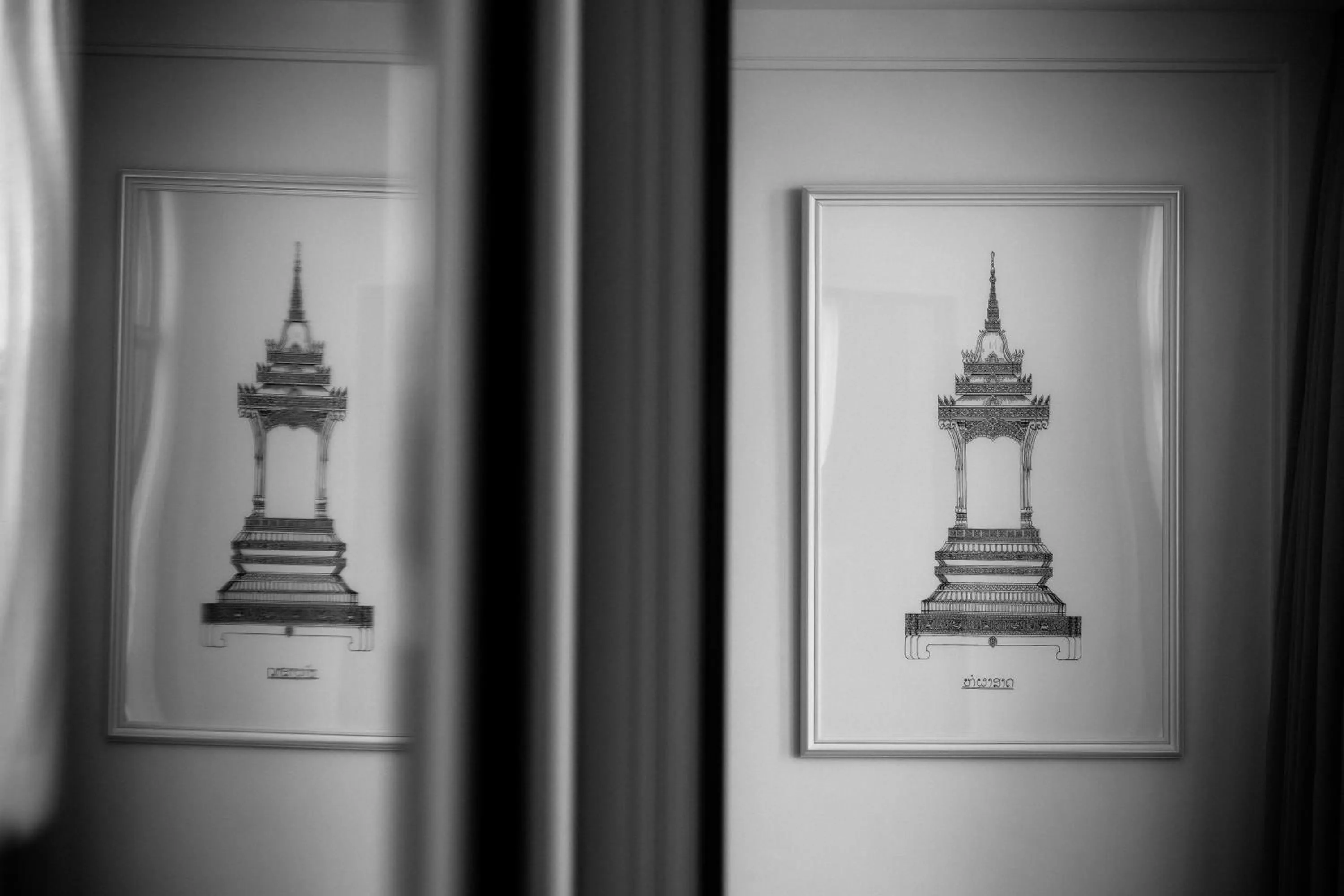 Decorative detail in Souphattra Hotel Vientiane