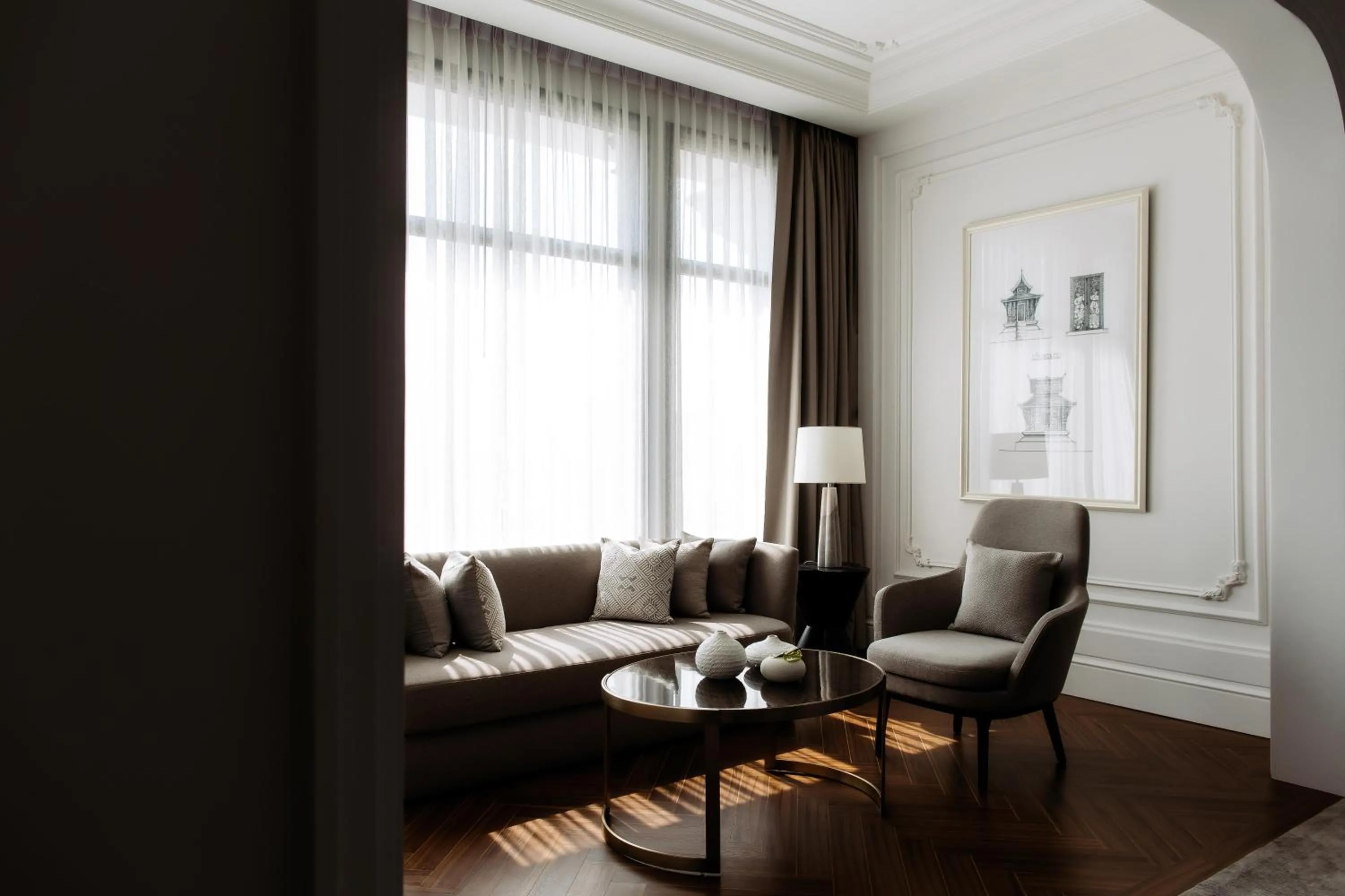 Living room in Souphattra Hotel Vientiane