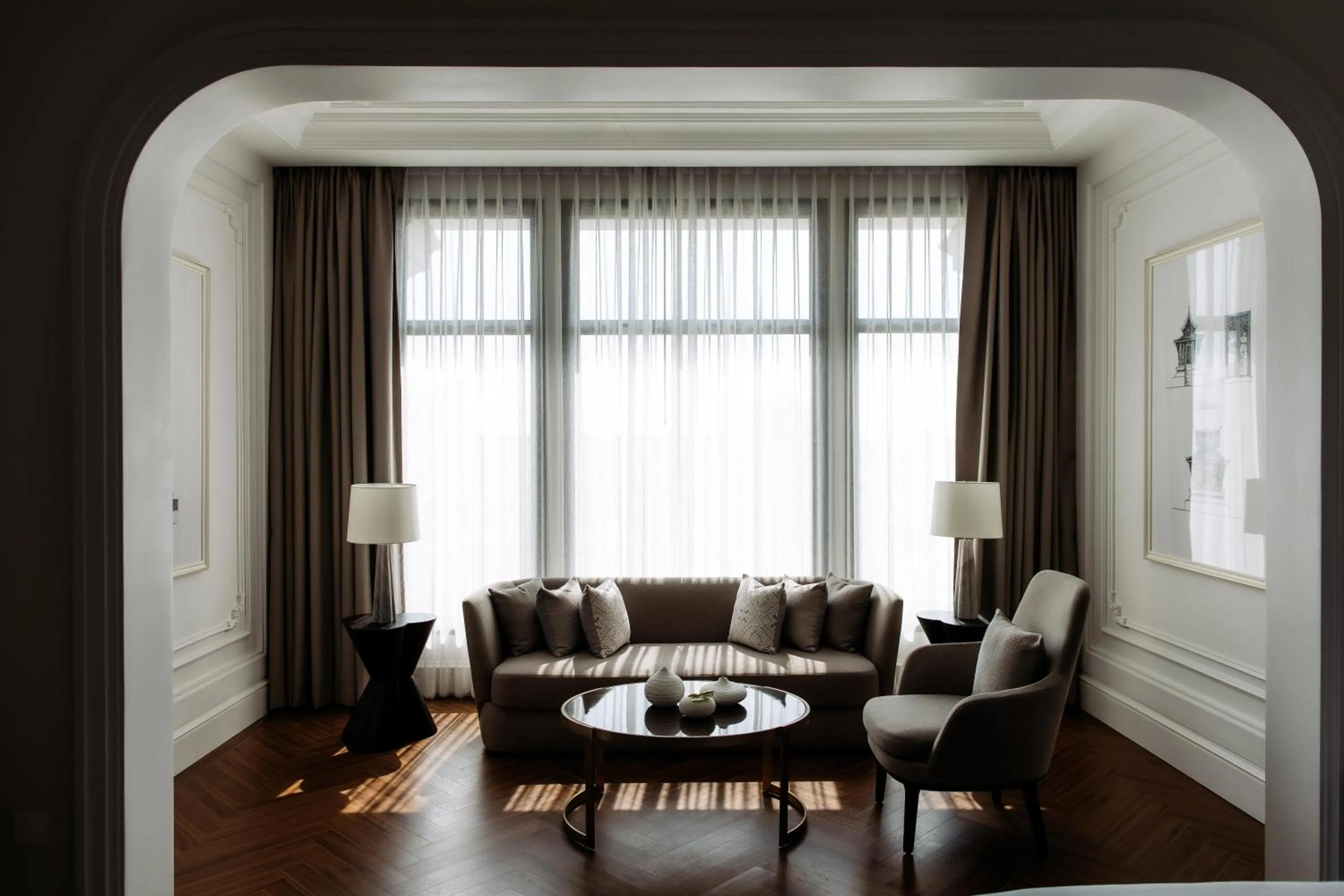 Living room in Souphattra Hotel Vientiane