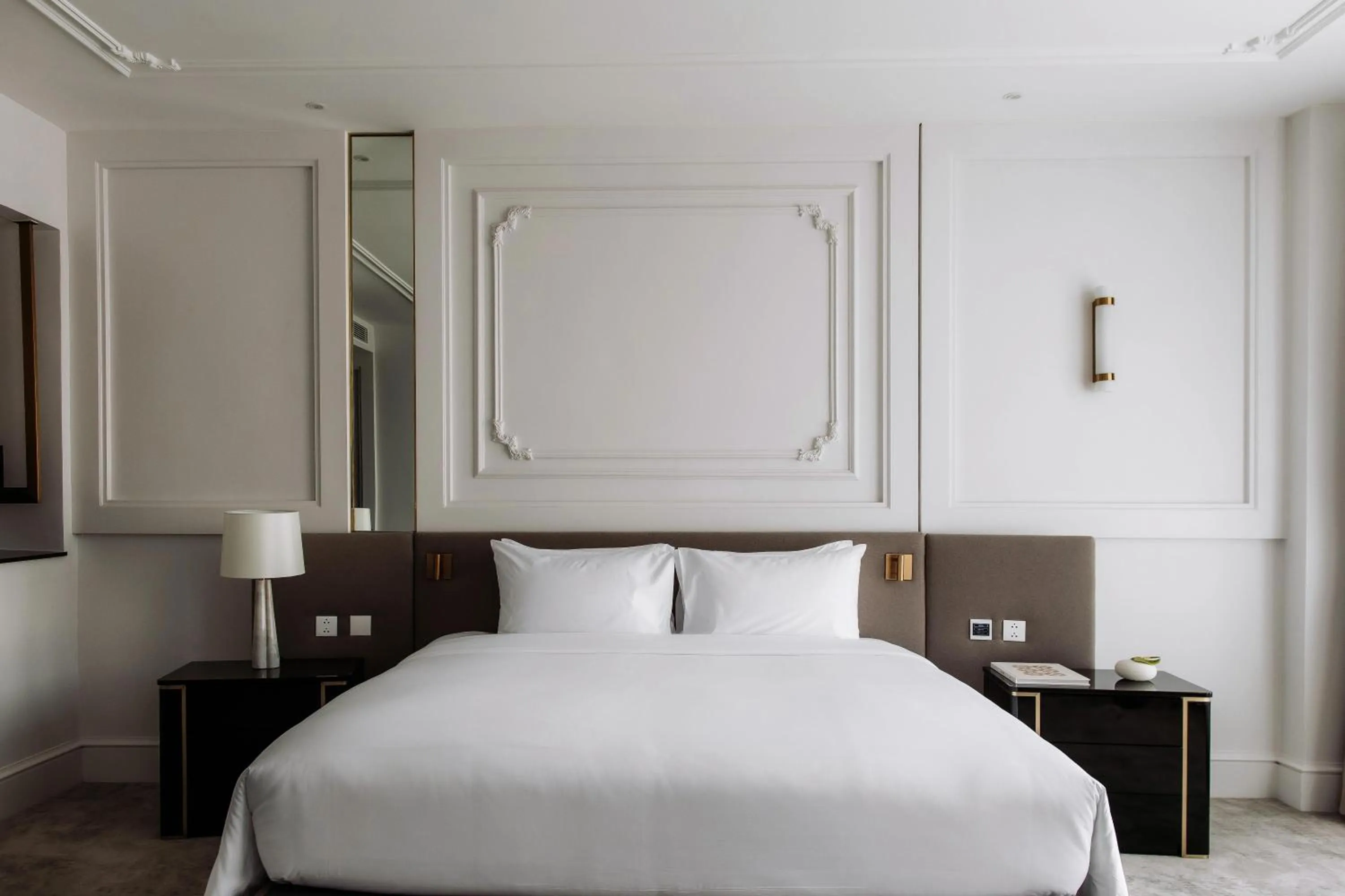 Bed in Souphattra Hotel Vientiane