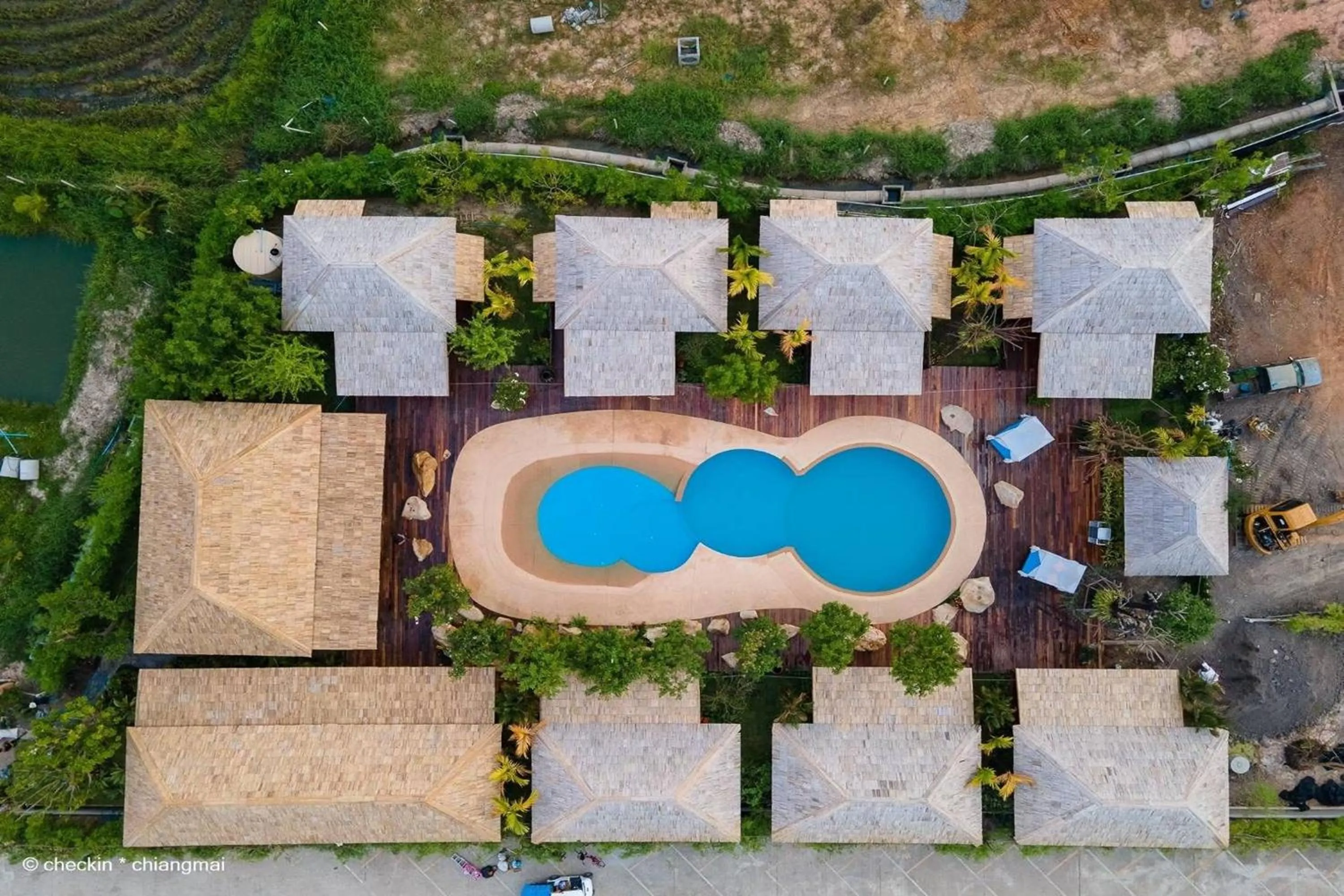 Property building in Buffalo Island Resort