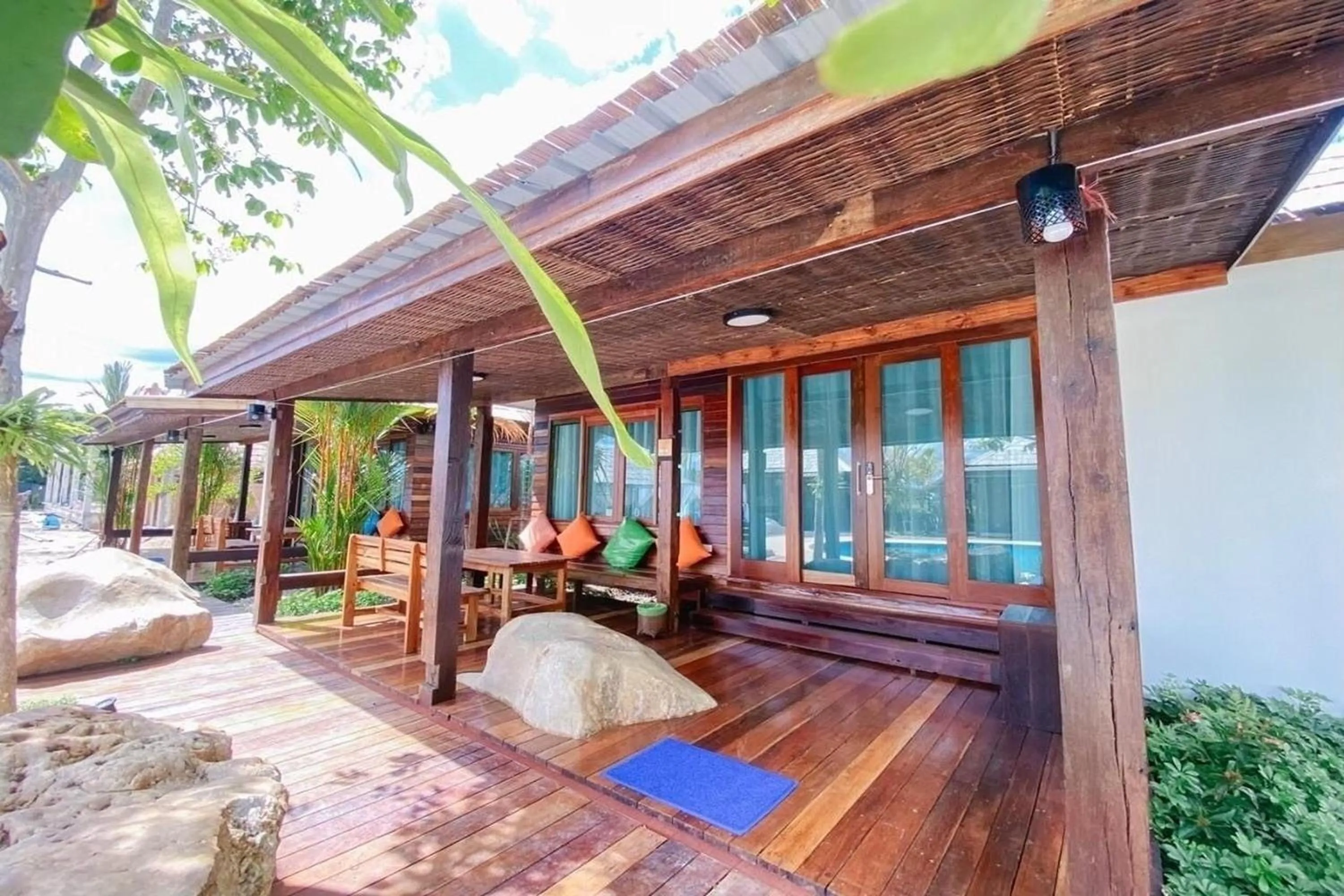 Living room in Buffalo Island Resort