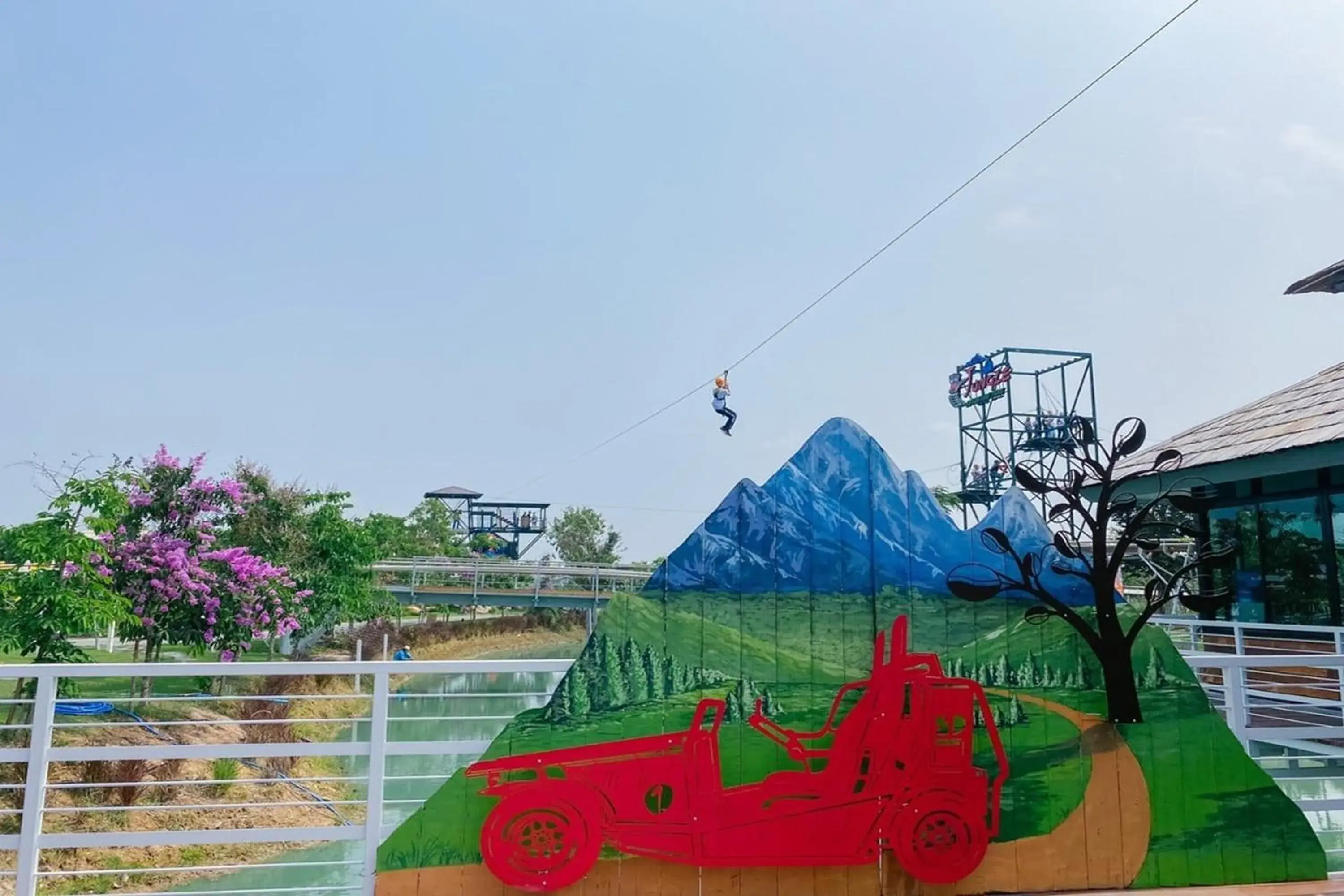 Garden view in Buffalo Island Resort Garden view in Buffalo Island Resort