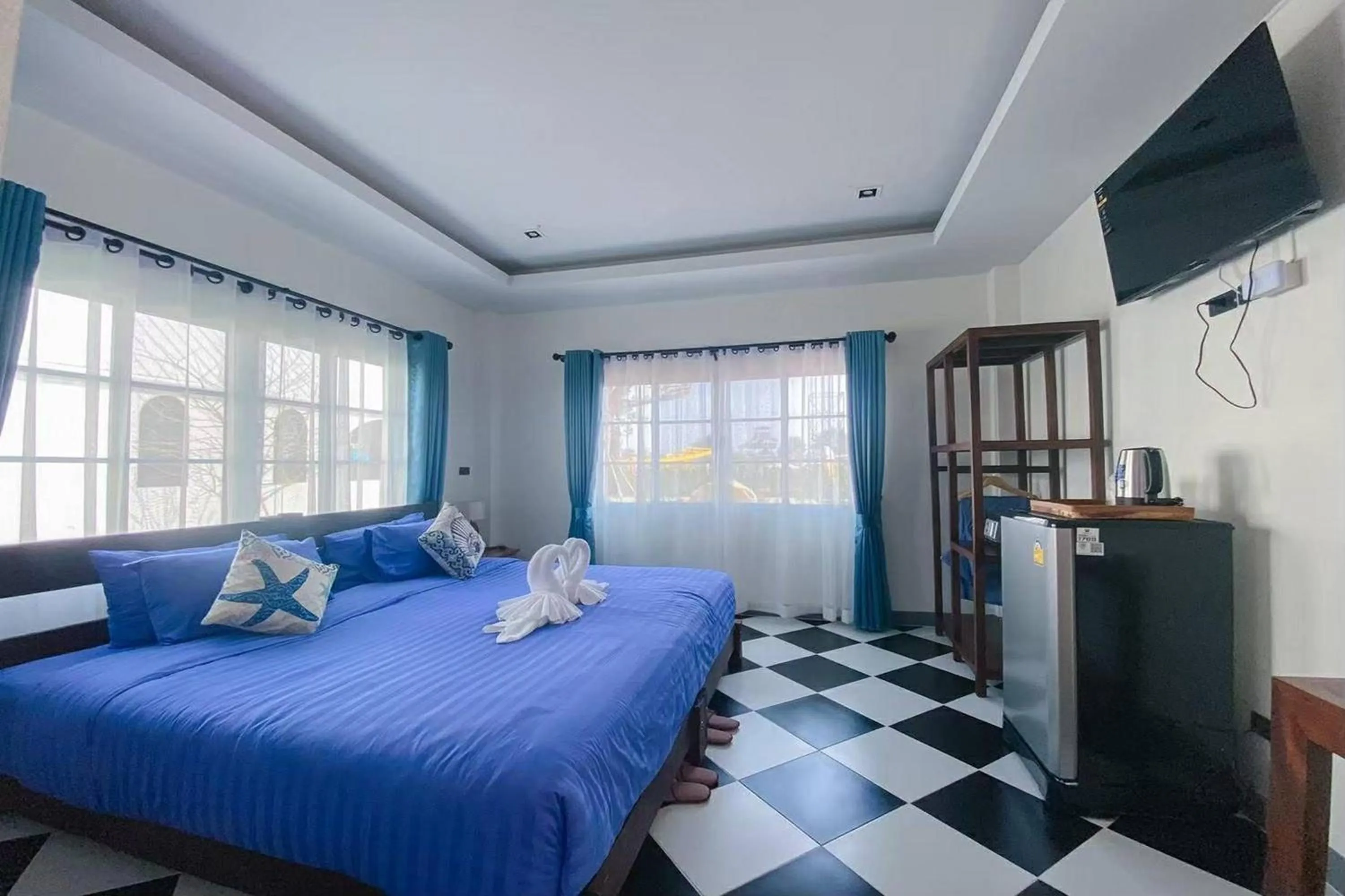 Bed in Buffalo Island Resort