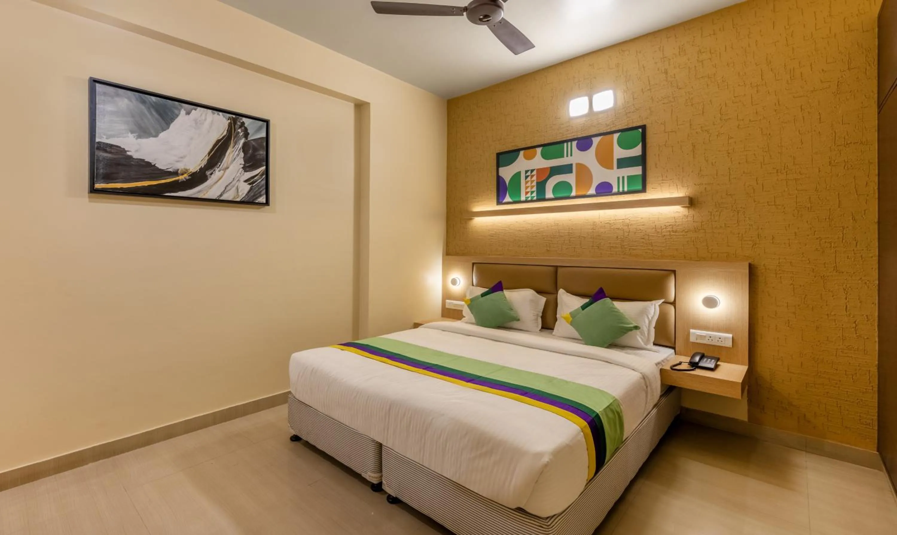 Bedroom, Bed in Treebo Premium Nestlay Rooms Nungambakkam