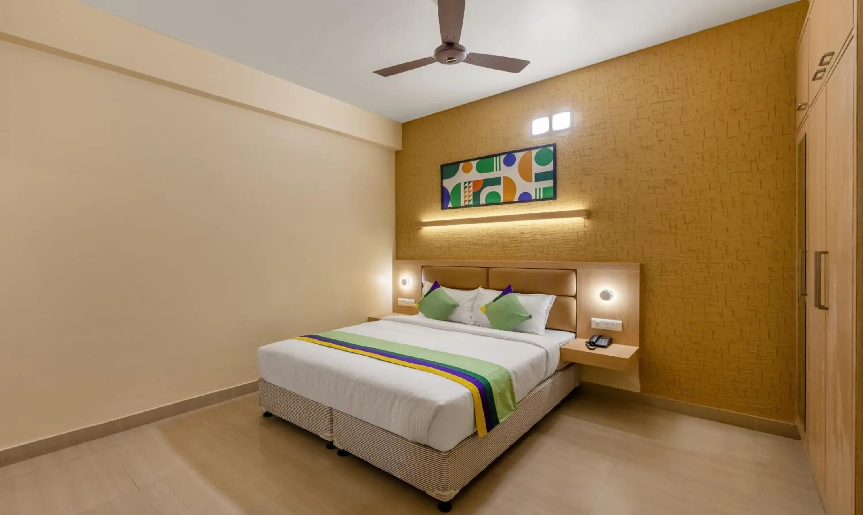 Bedroom, Bed in Treebo Premium Nestlay Rooms Nungambakkam Bedroom, Bed in Treebo Premium Nestlay Rooms Nungambakkam