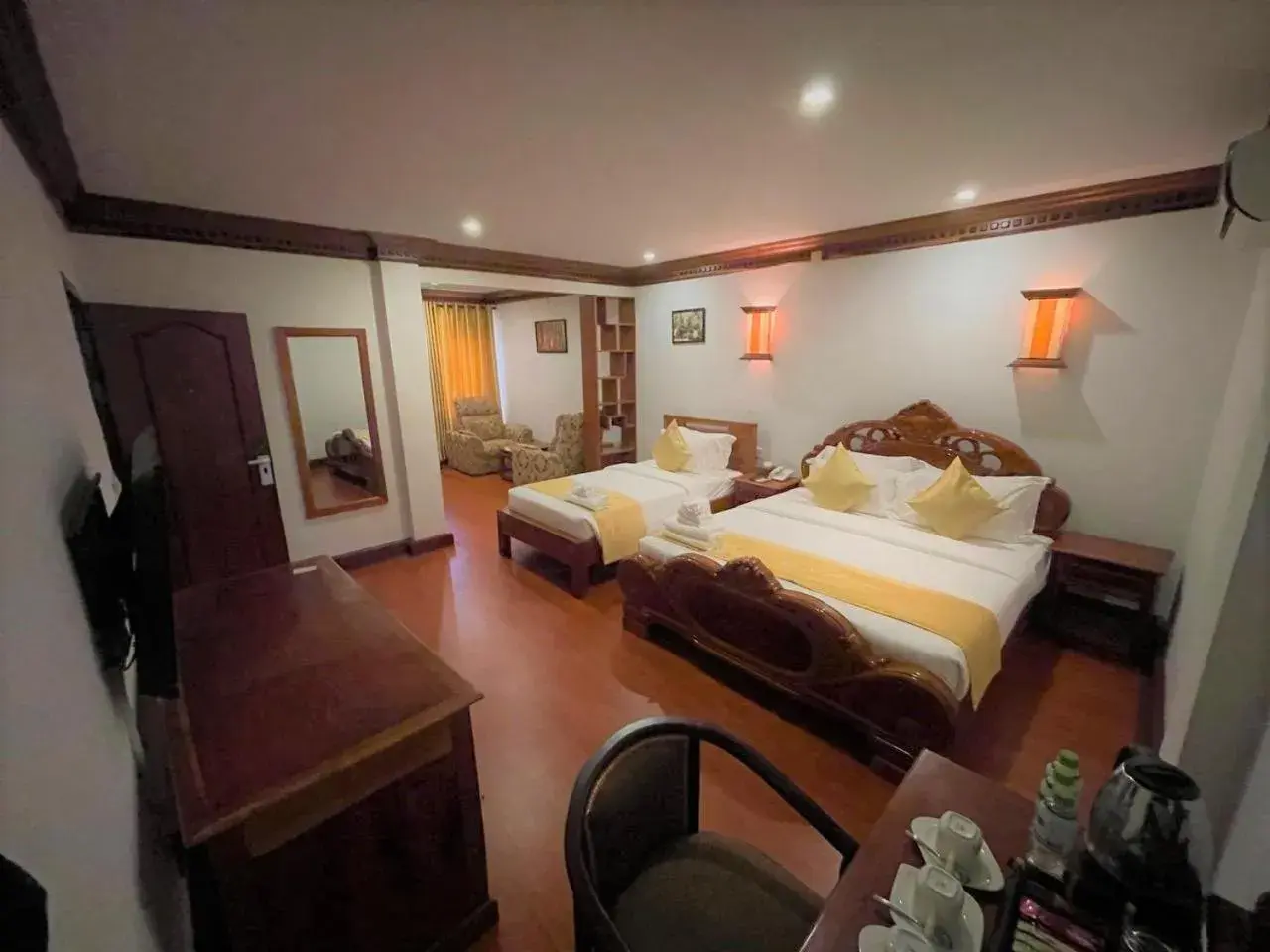 TV and multimedia, Bed in RubyLand Hotel TV and multimedia, Bed in RubyLand Hotel