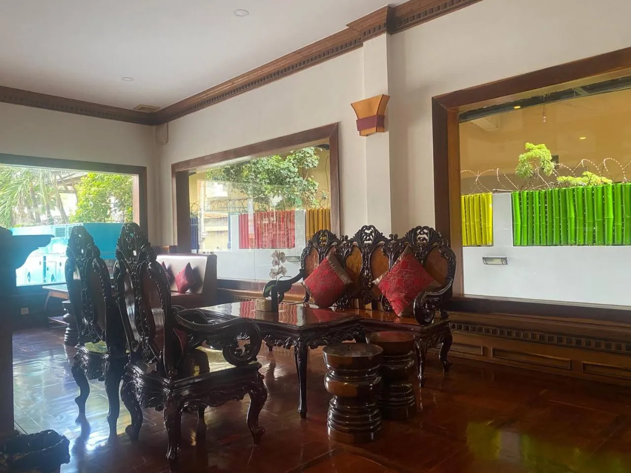 Living room in RubyLand Hotel