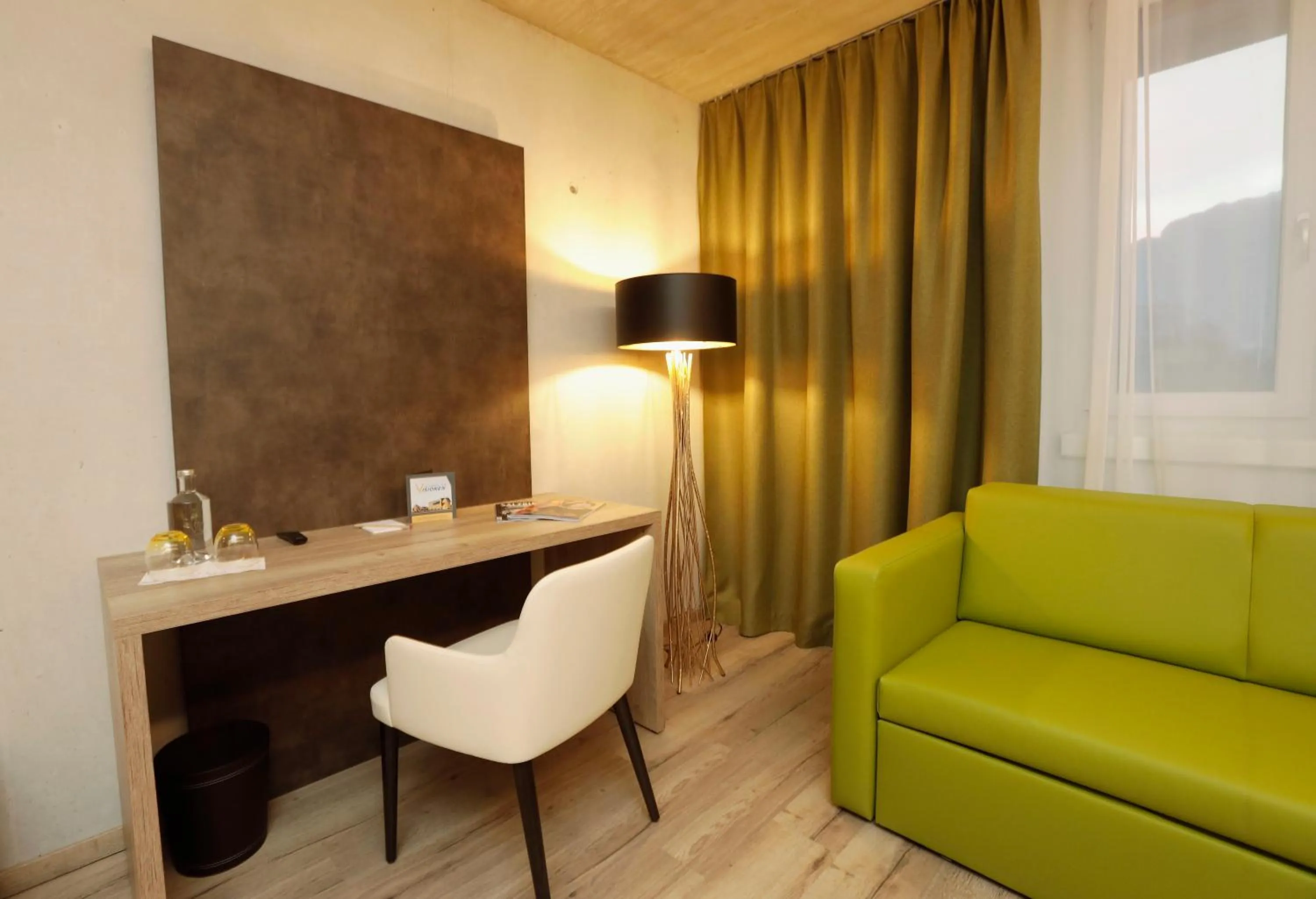 Living room in Hotel im Zentrum für Visionen