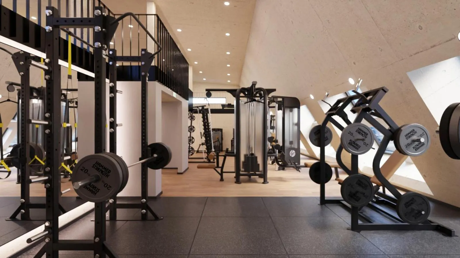 Fitness centre/facilities in Hotel im Zentrum für Visionen