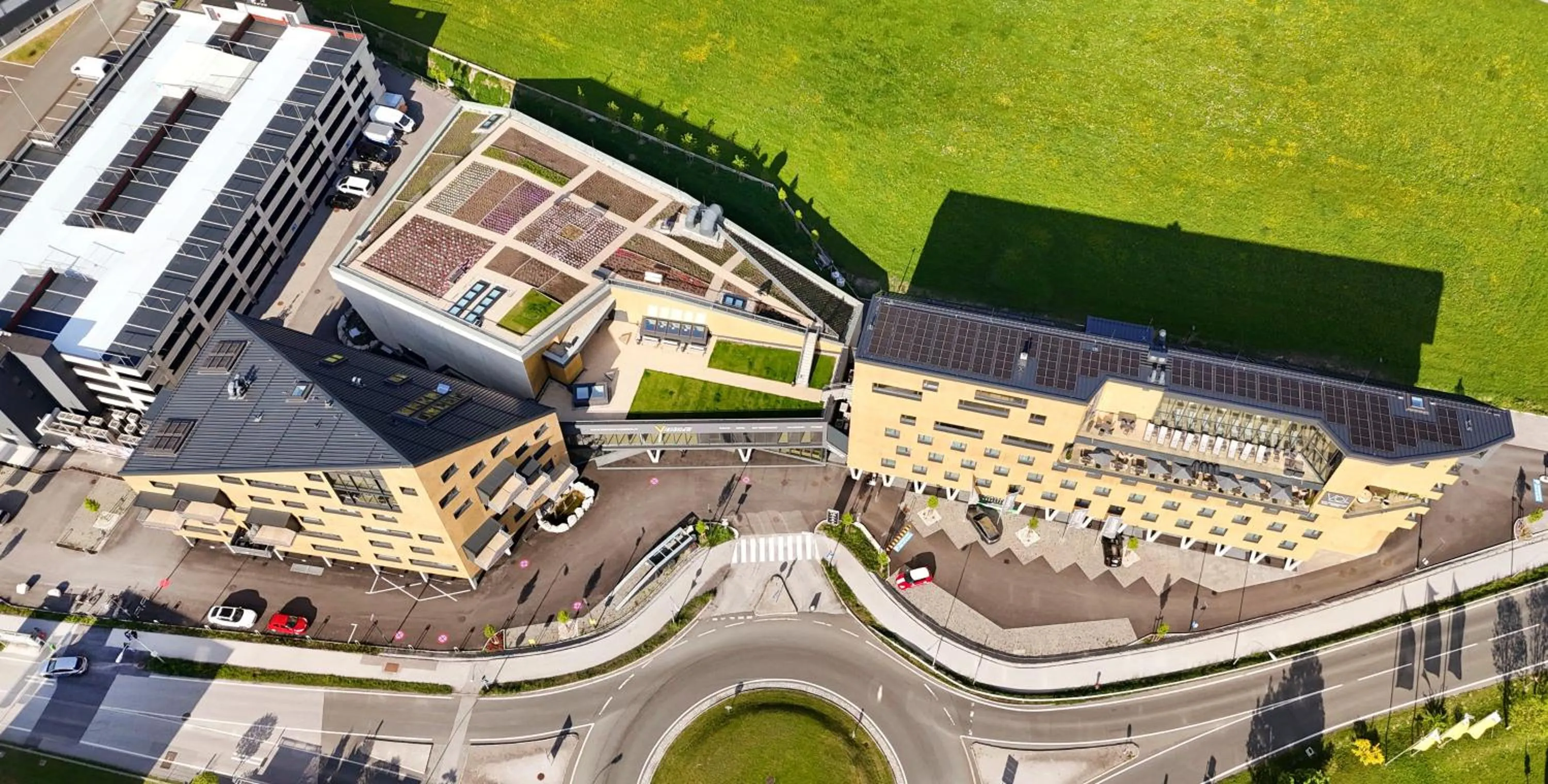 Property building in Hotel im Zentrum für Visionen