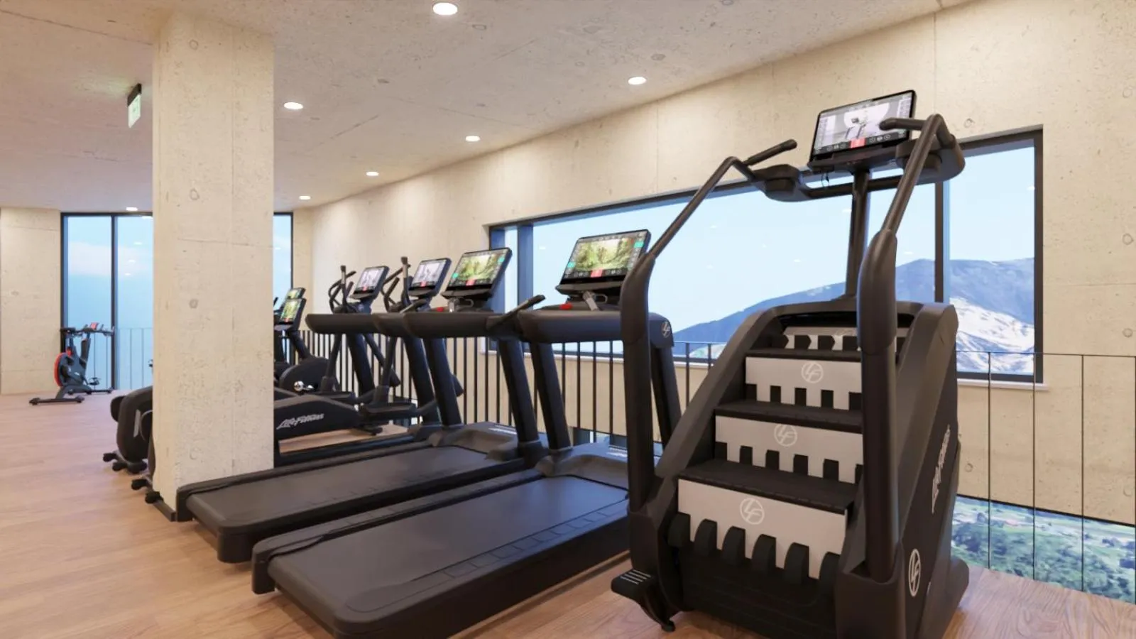 Fitness centre/facilities in Hotel im Zentrum für Visionen