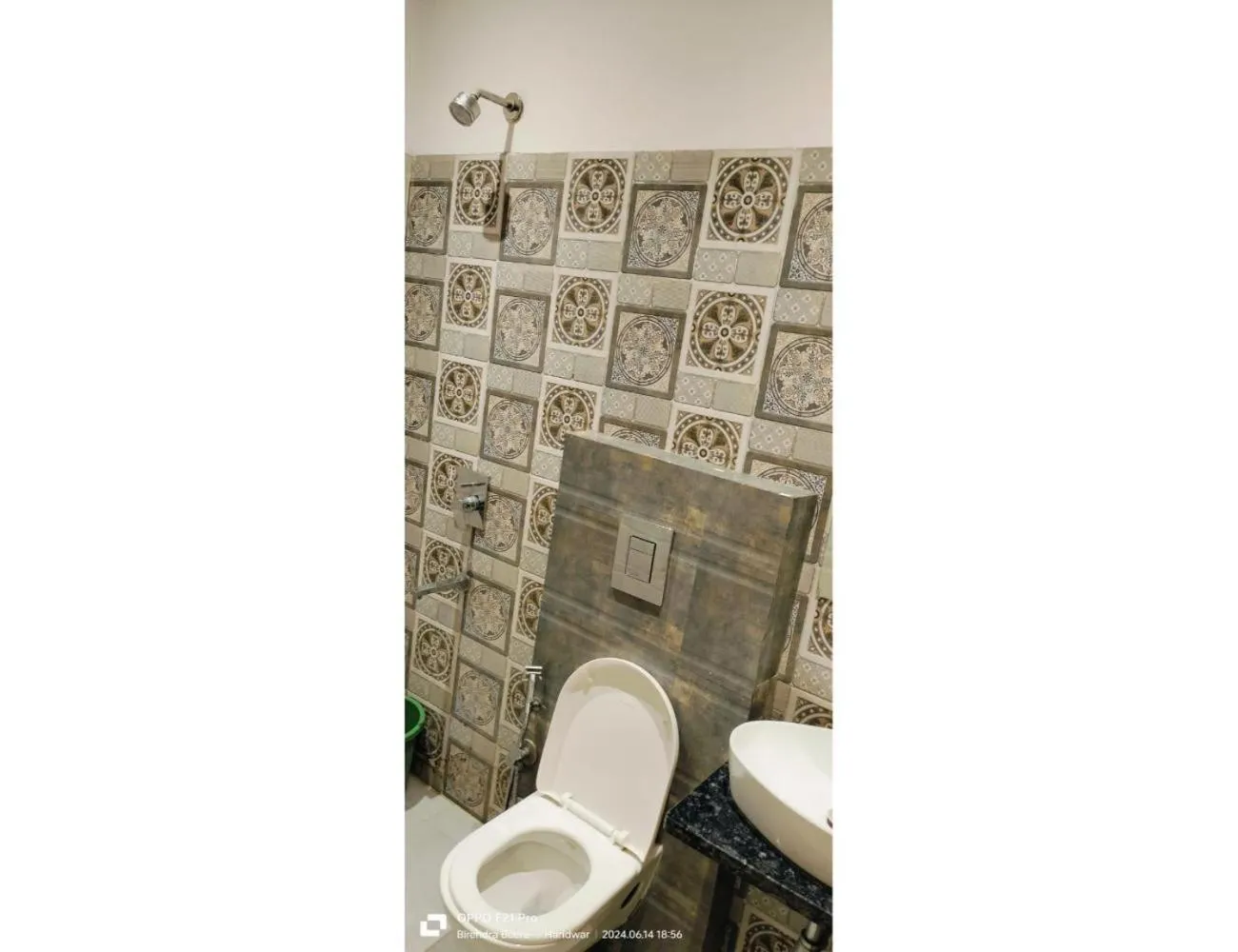 Toilet in Hotel Ganges Park, Haridwar