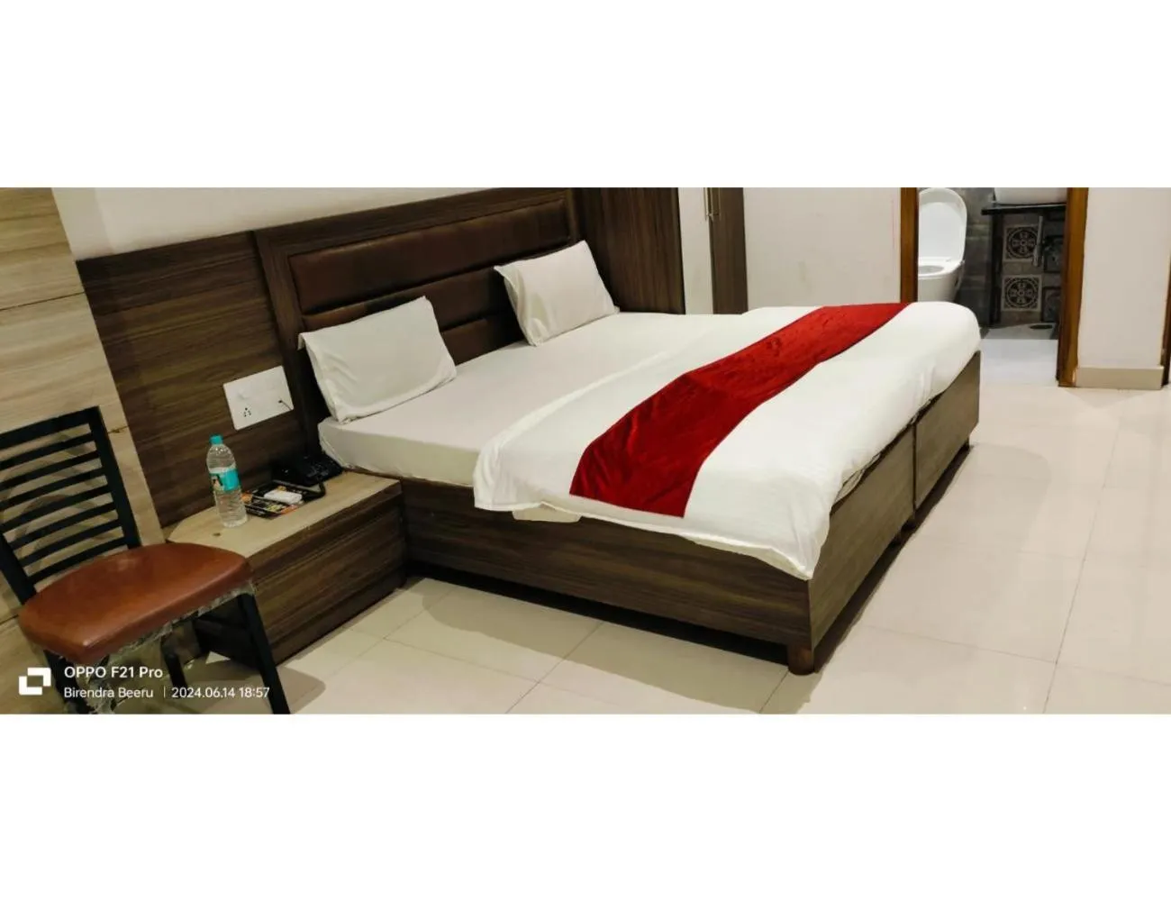 Bed in Hotel Ganges Park, Haridwar