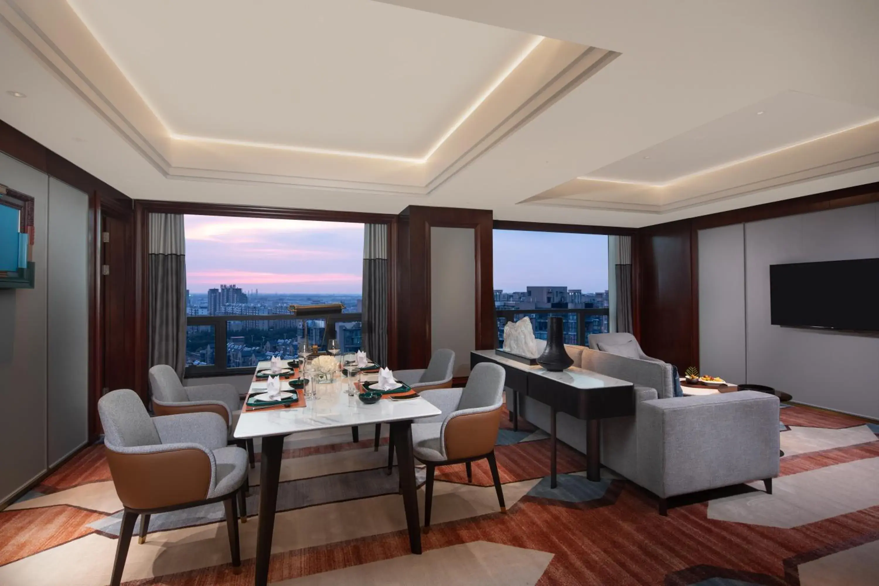 Living room in Wanda Yi Yangzhou Living room in Wanda Yi Yangzhou
