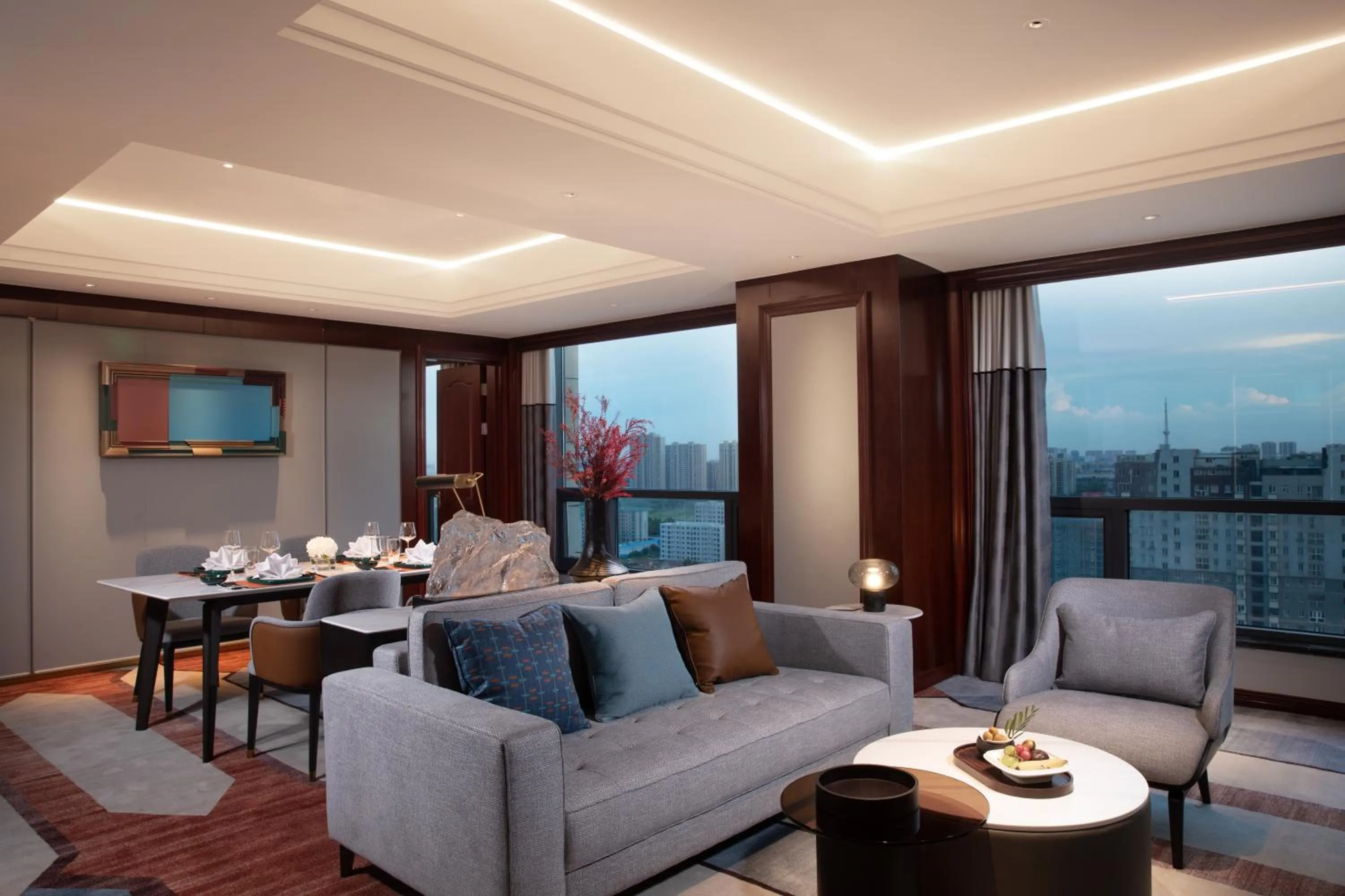 Living room in Wanda Yi Yangzhou