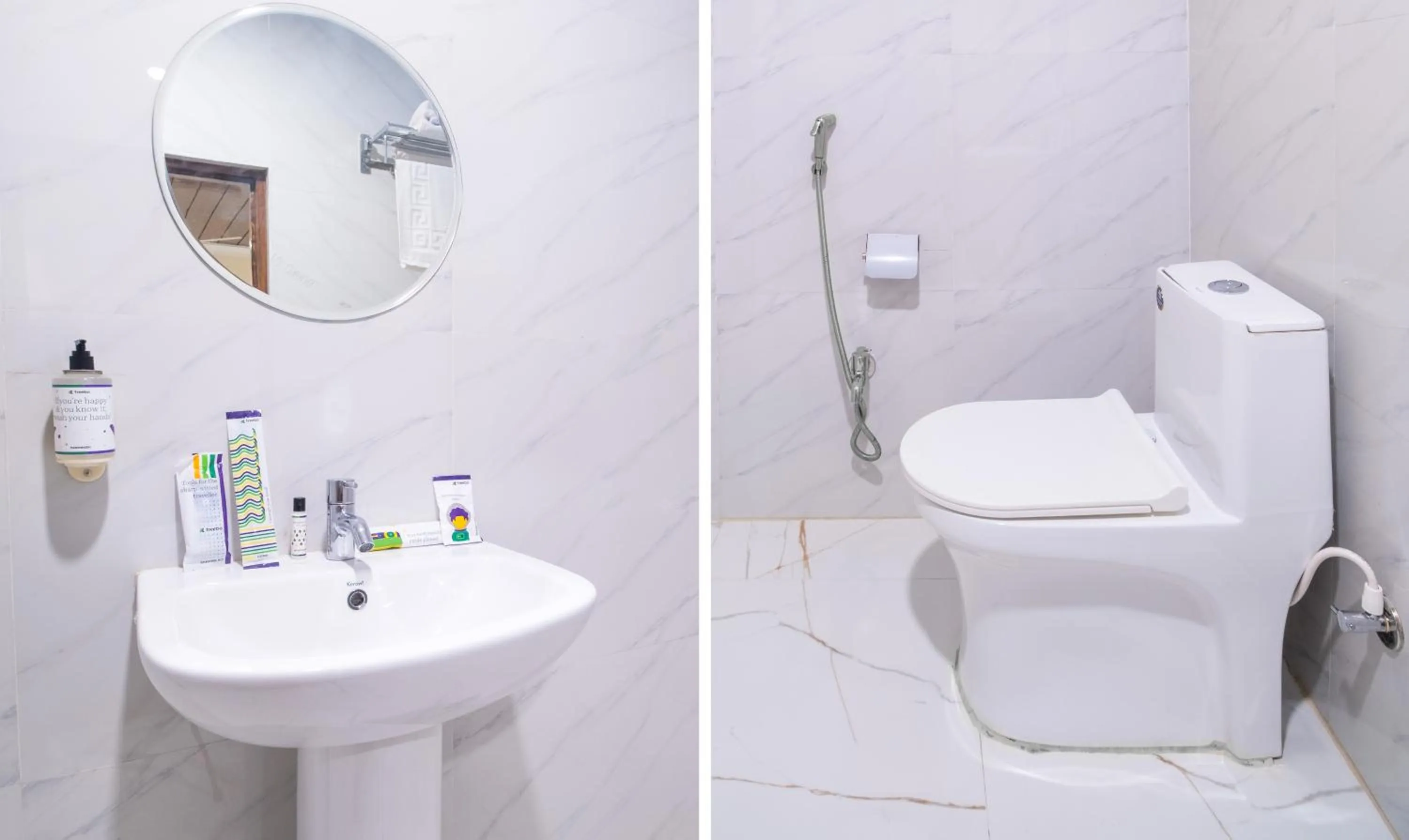 Bathroom in Treebo The Address Inn Mehdipatnam