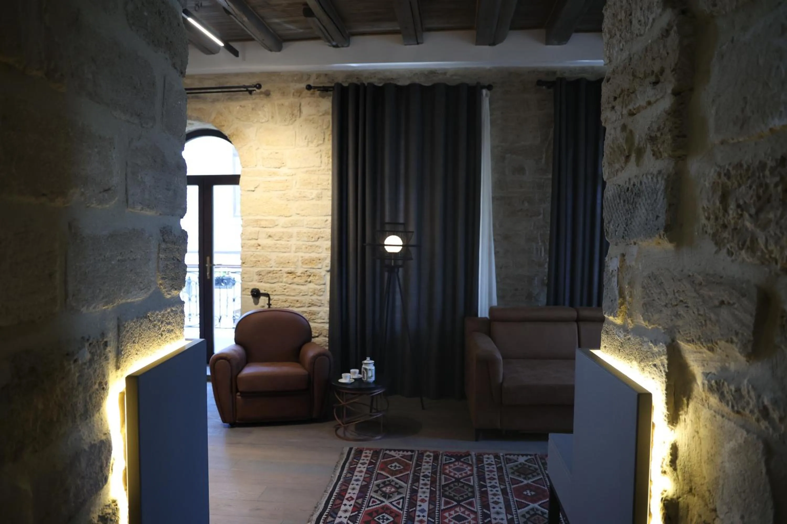 Seating area in Kilim Boutique Hotel