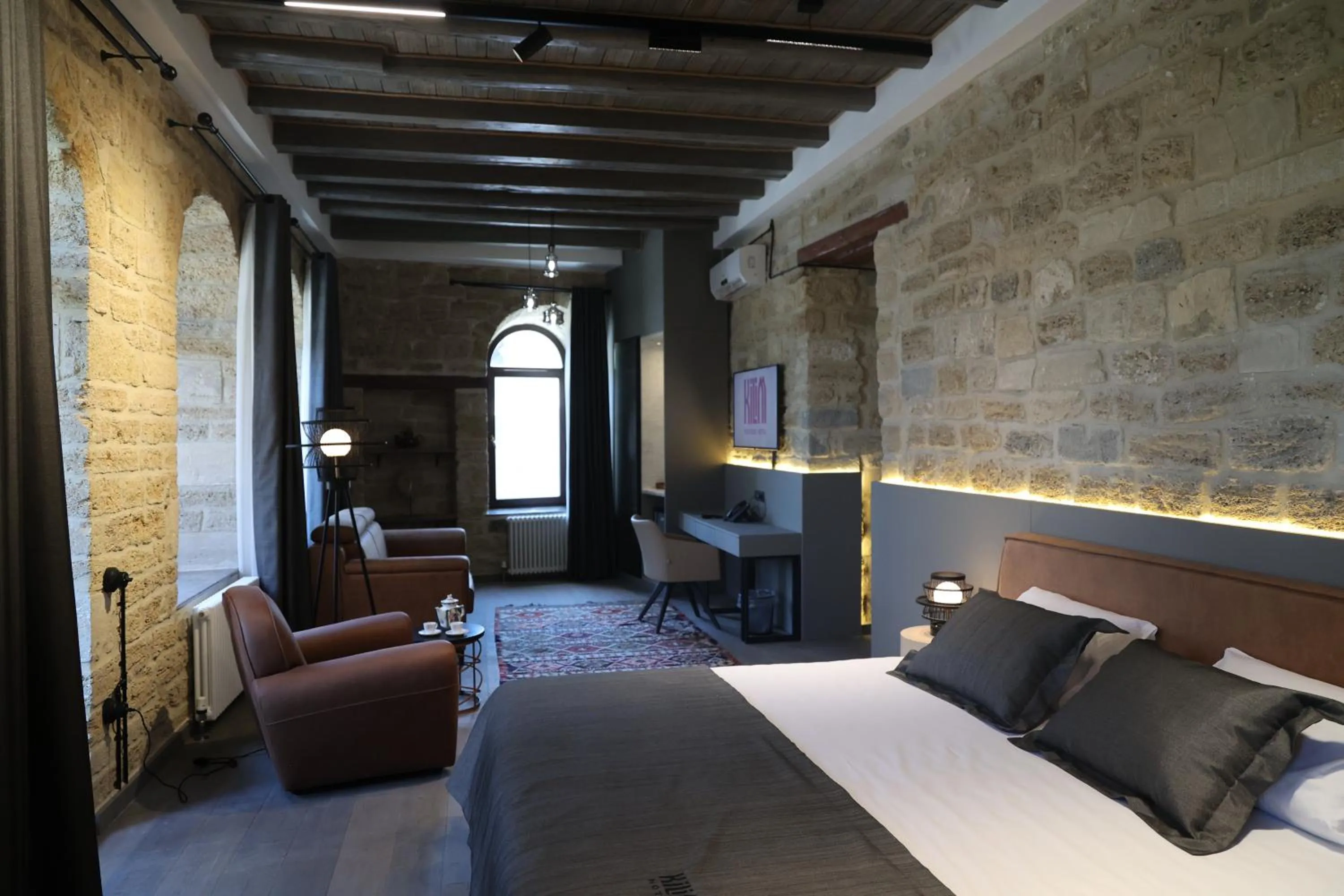 Bed in Kilim Boutique Hotel