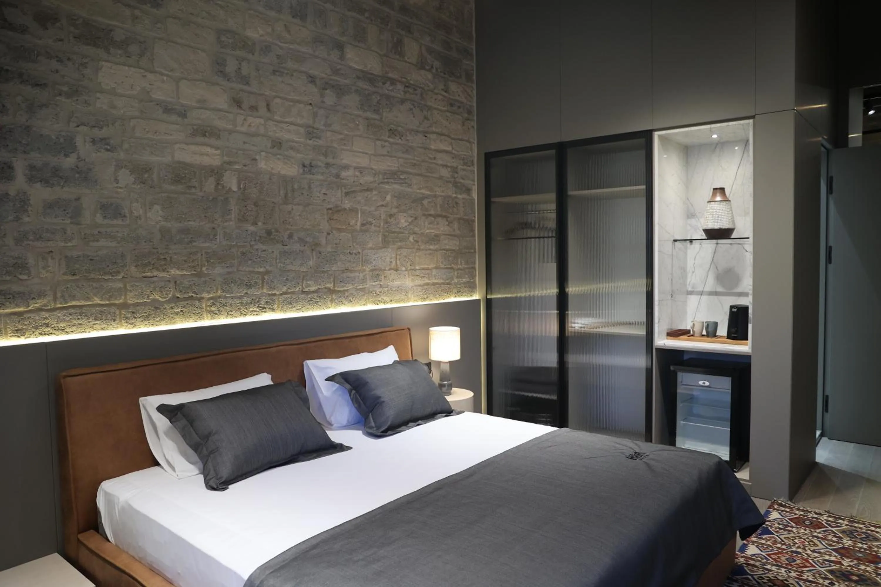 Bed in Kilim Boutique Hotel