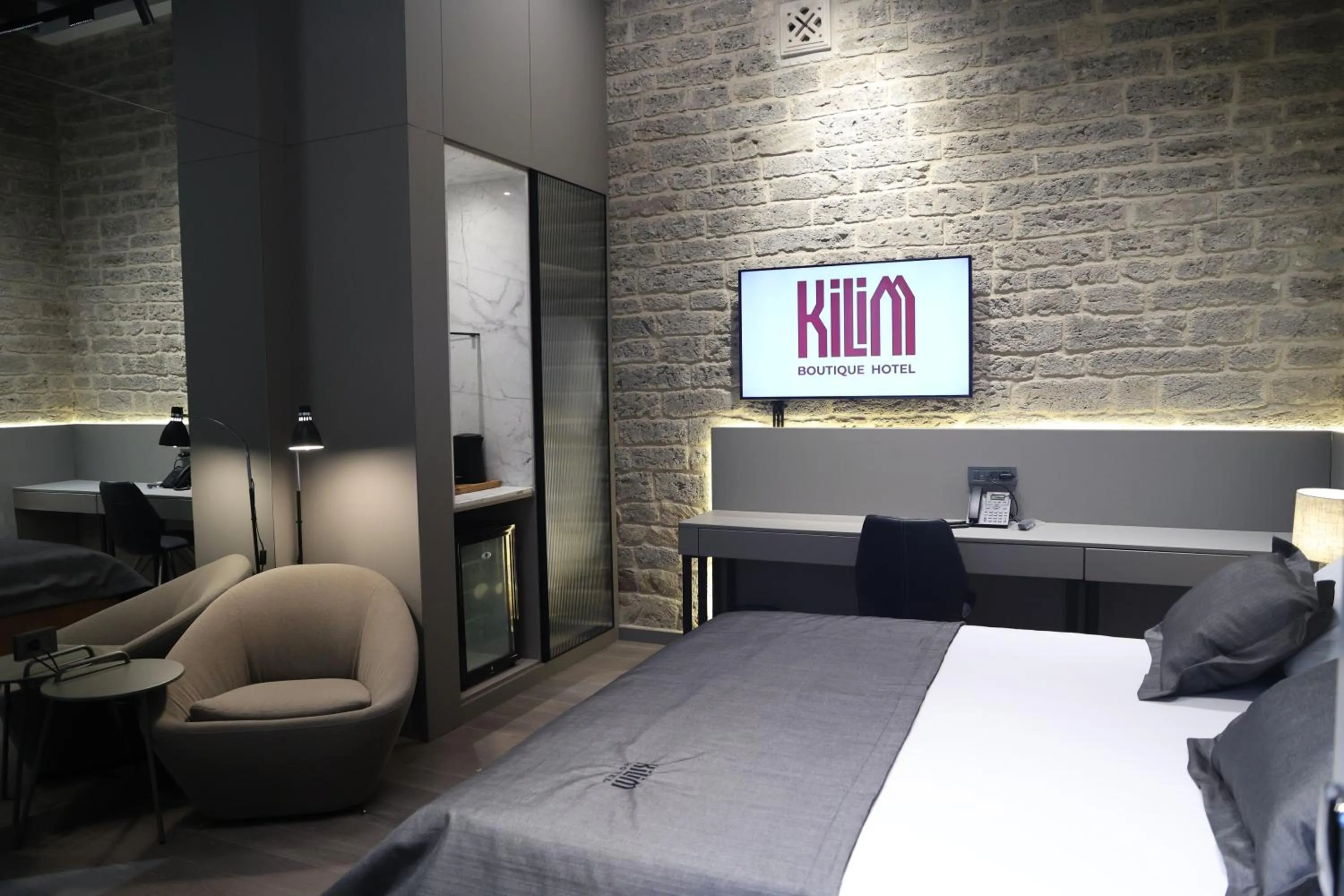 Bed in Kilim Boutique Hotel