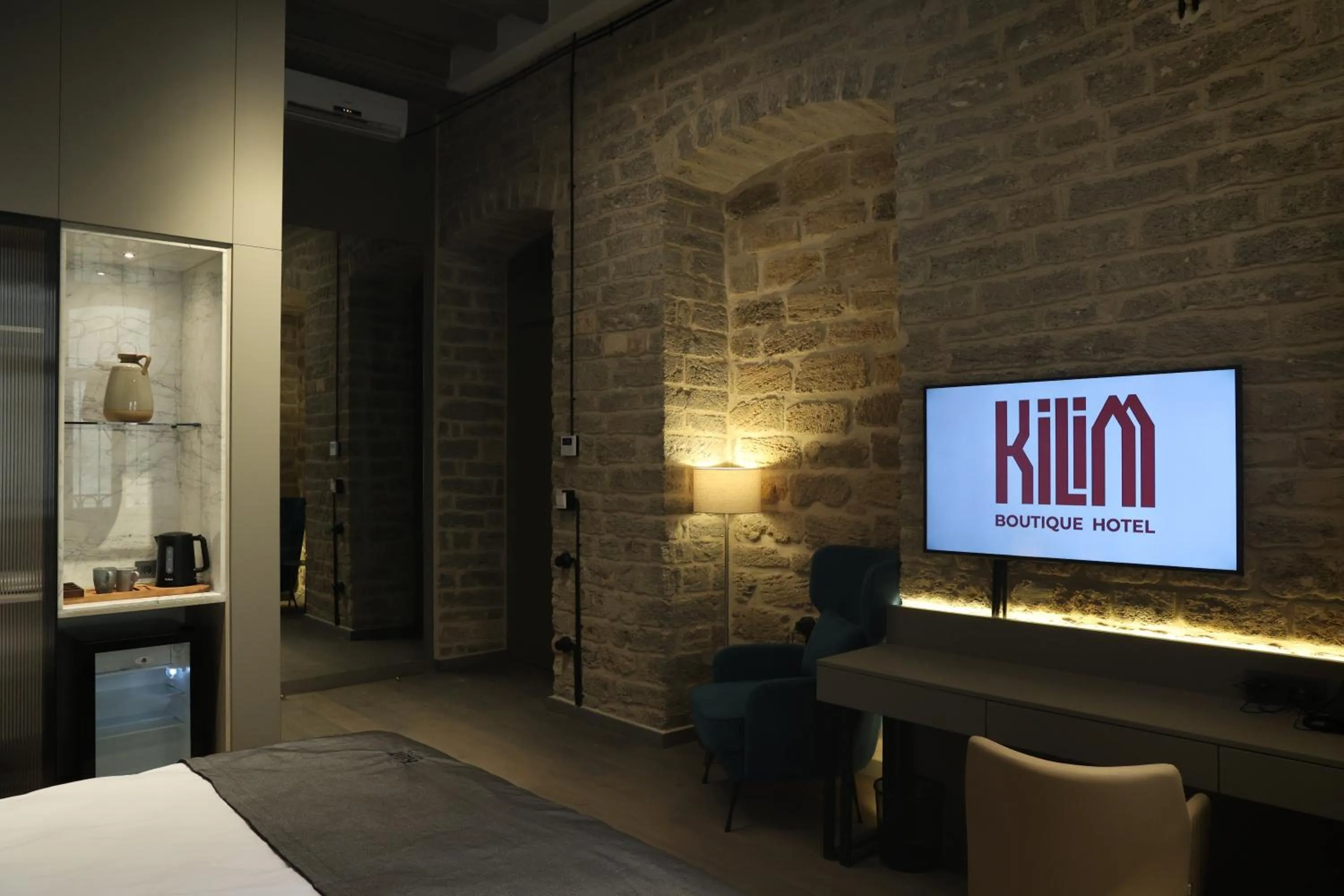 Bed in Kilim Boutique Hotel