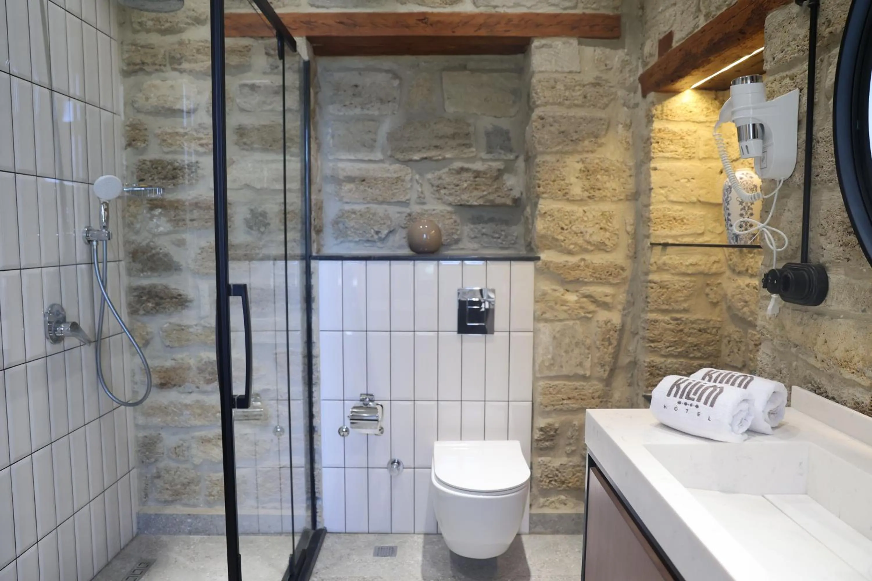 Shower in Kilim Boutique Hotel