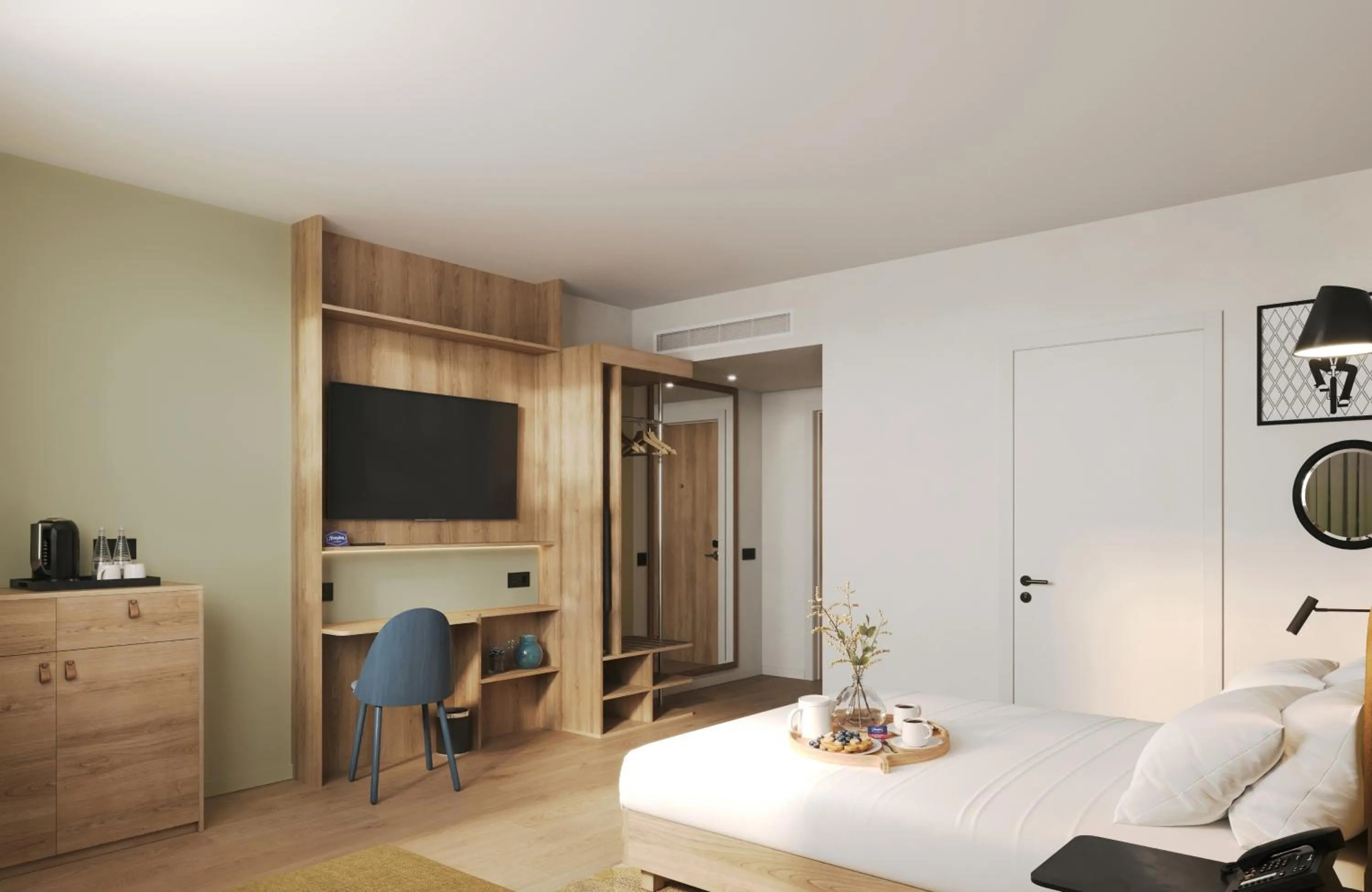 Bed in Hampton By Hilton Paris Charles De Gaulle Airport