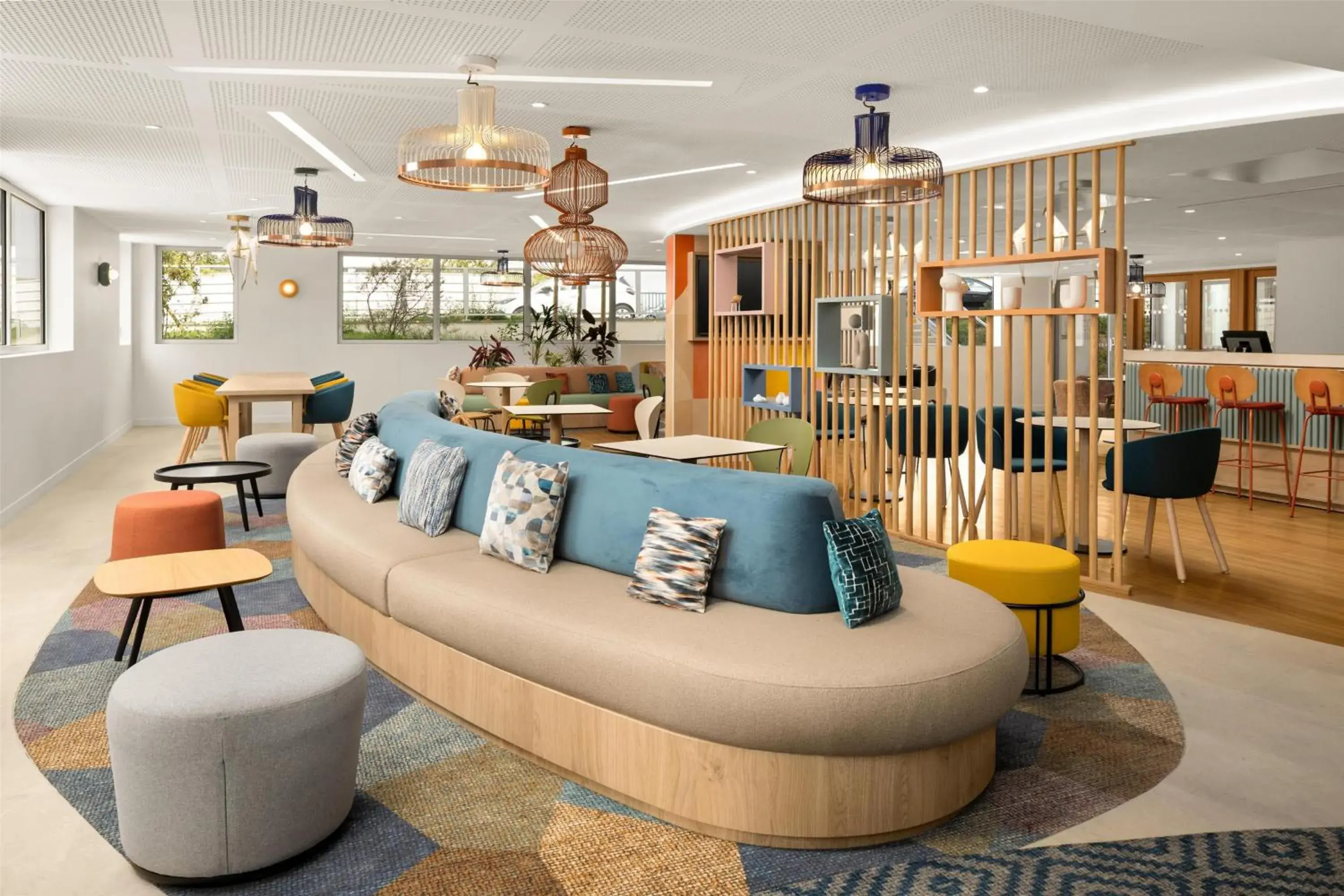 Lobby or reception in Hampton By Hilton Paris Charles De Gaulle Airport Lobby or reception in Hampton By Hilton Paris Charles De Gaulle Airport