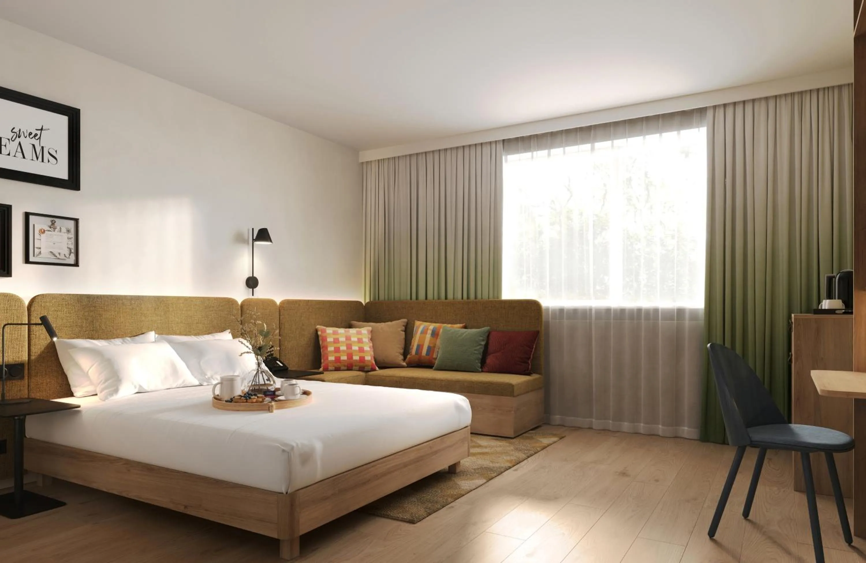 Bed in Hampton By Hilton Paris Charles De Gaulle Airport