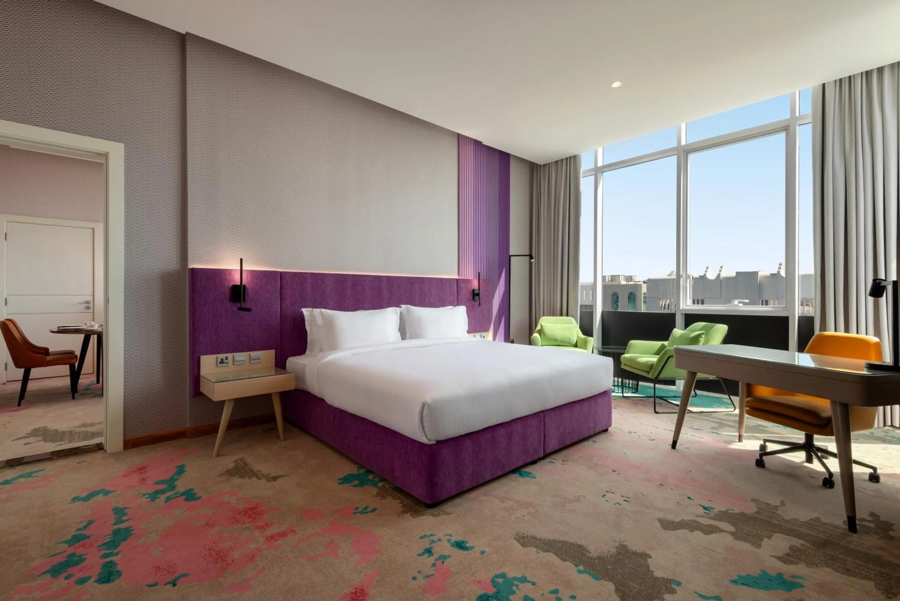 Bedroom, Bed in La Quinta by Wyndham Abu Dhabi Al Wahda