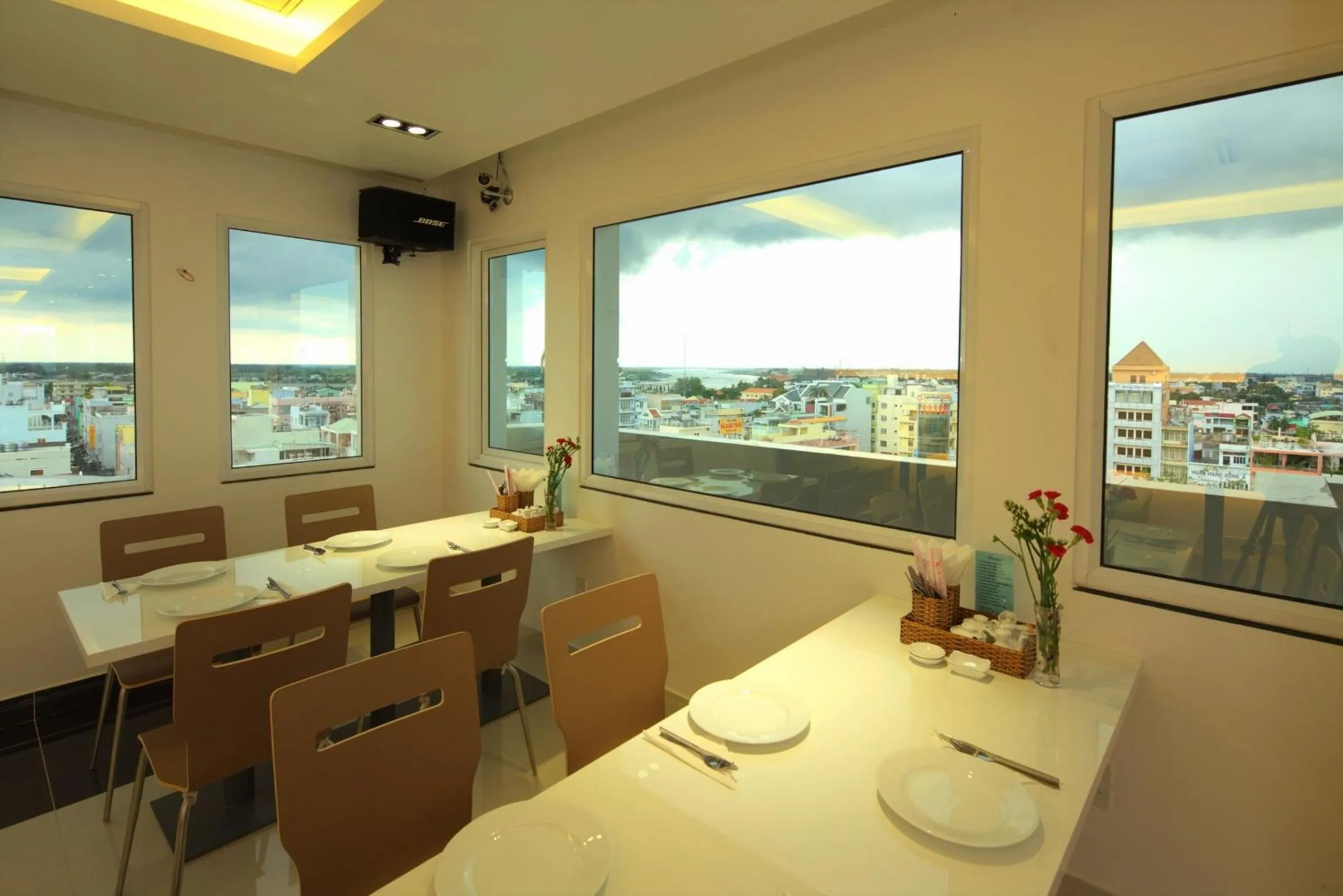 Decorative detail in Hung Cuong Hotel