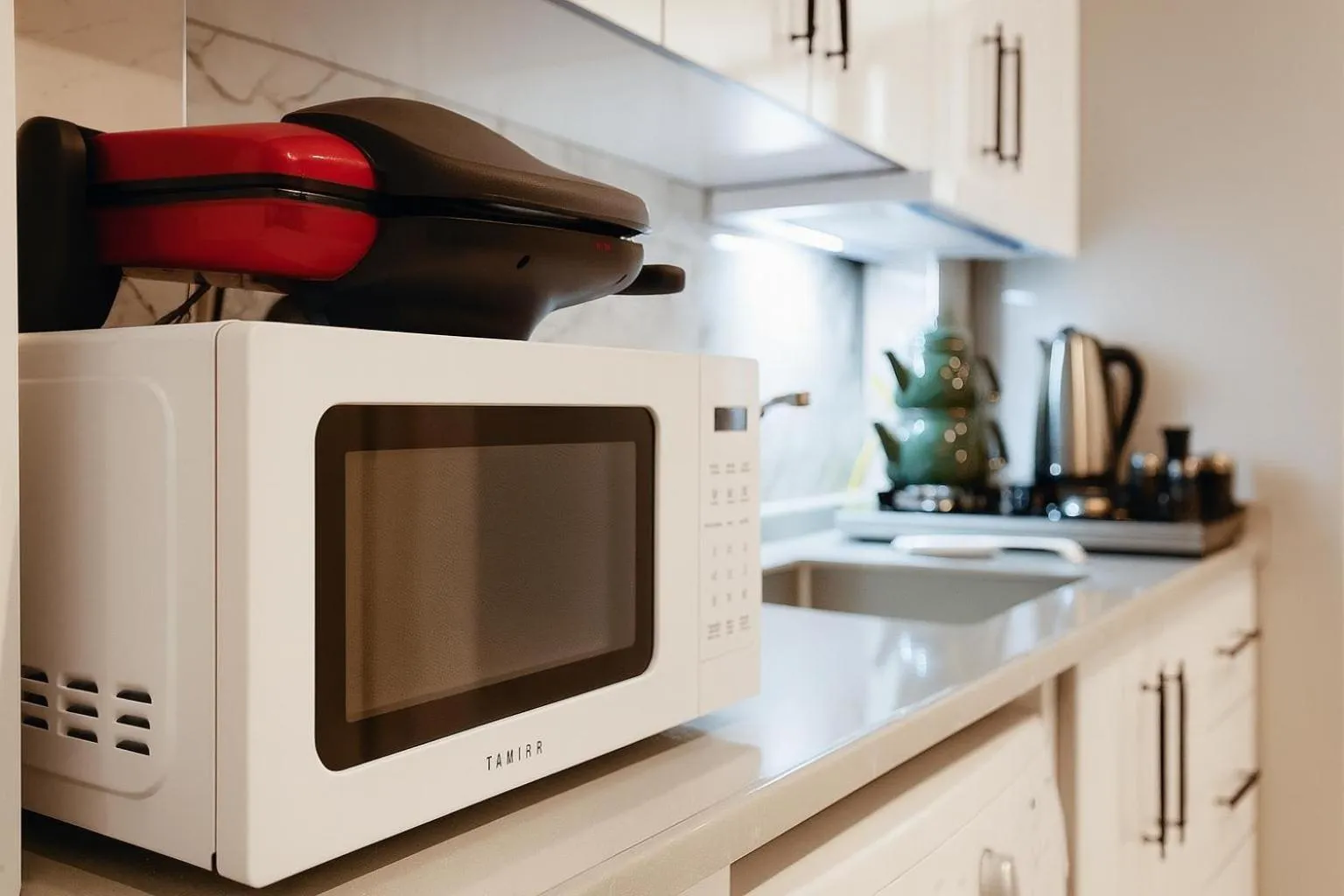 Kitchen or kitchenette in Casa Florya Suites