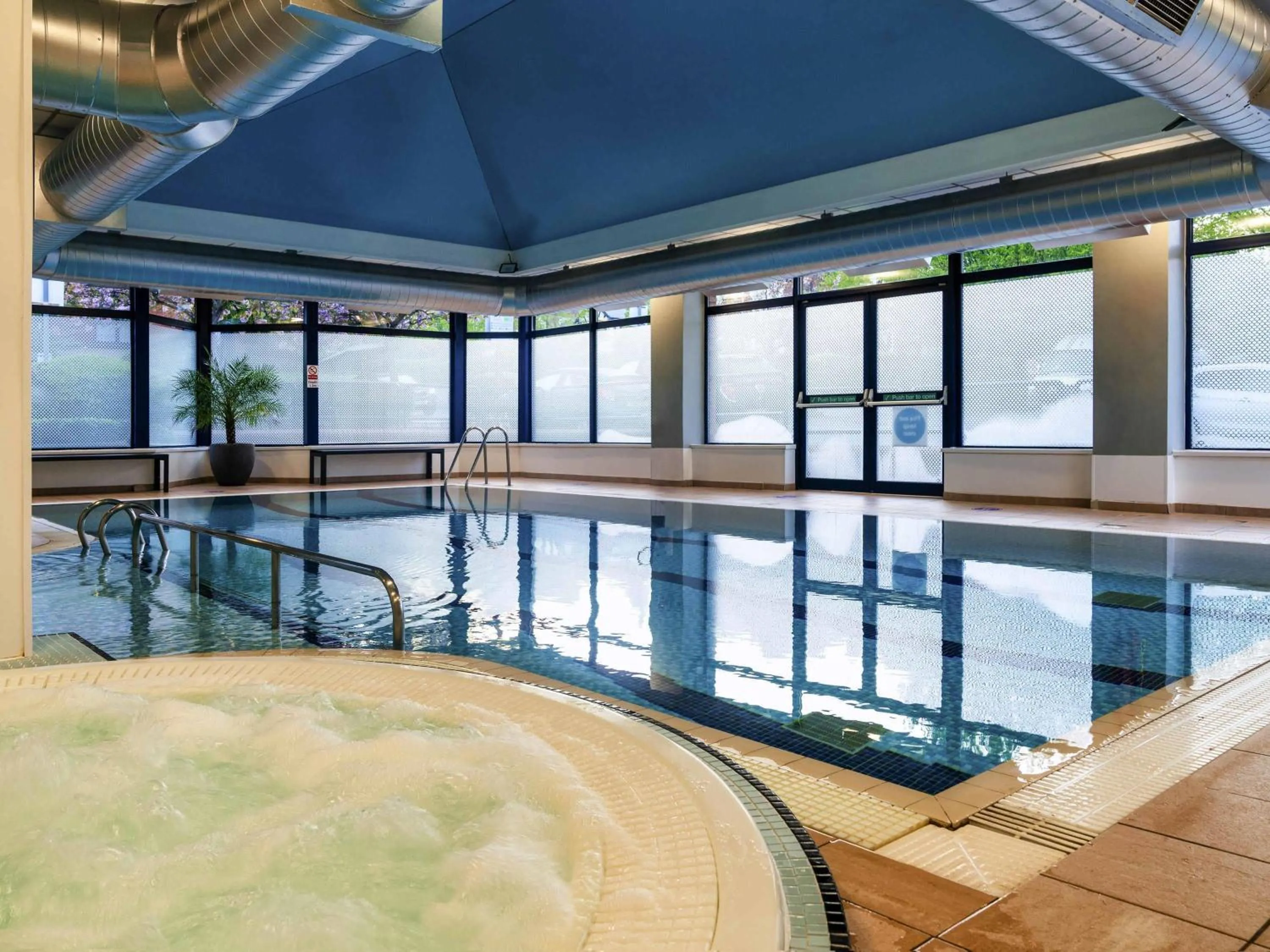 Pool view in Mercure Nottingham Sherwood
