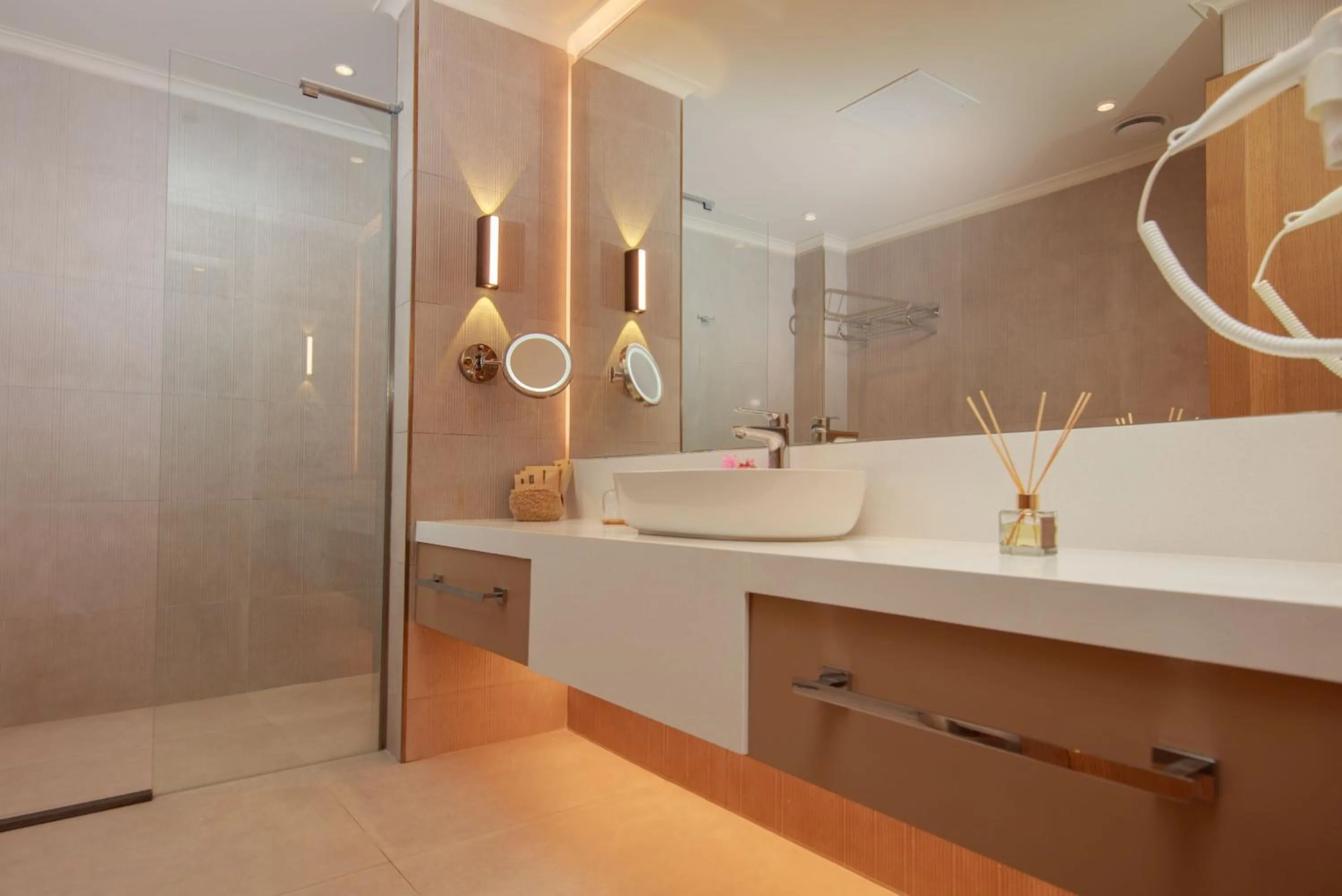 Shower in Casa Lumar Luxury Lodging- Adult Only