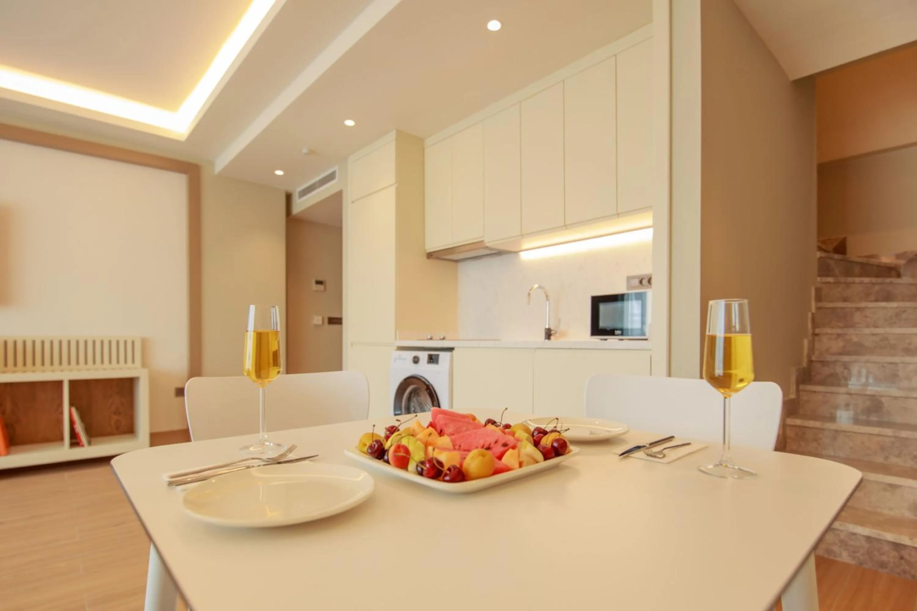 Kitchen or kitchenette in Casa Lumar Luxury Lodging- Adult Only