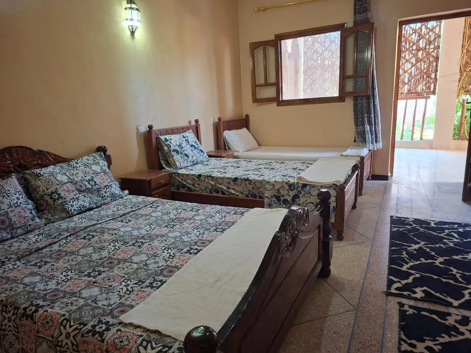 Triple Room with palm grove View in Oasis de Tiout Triple Room with palm grove View in Oasis de Tiout