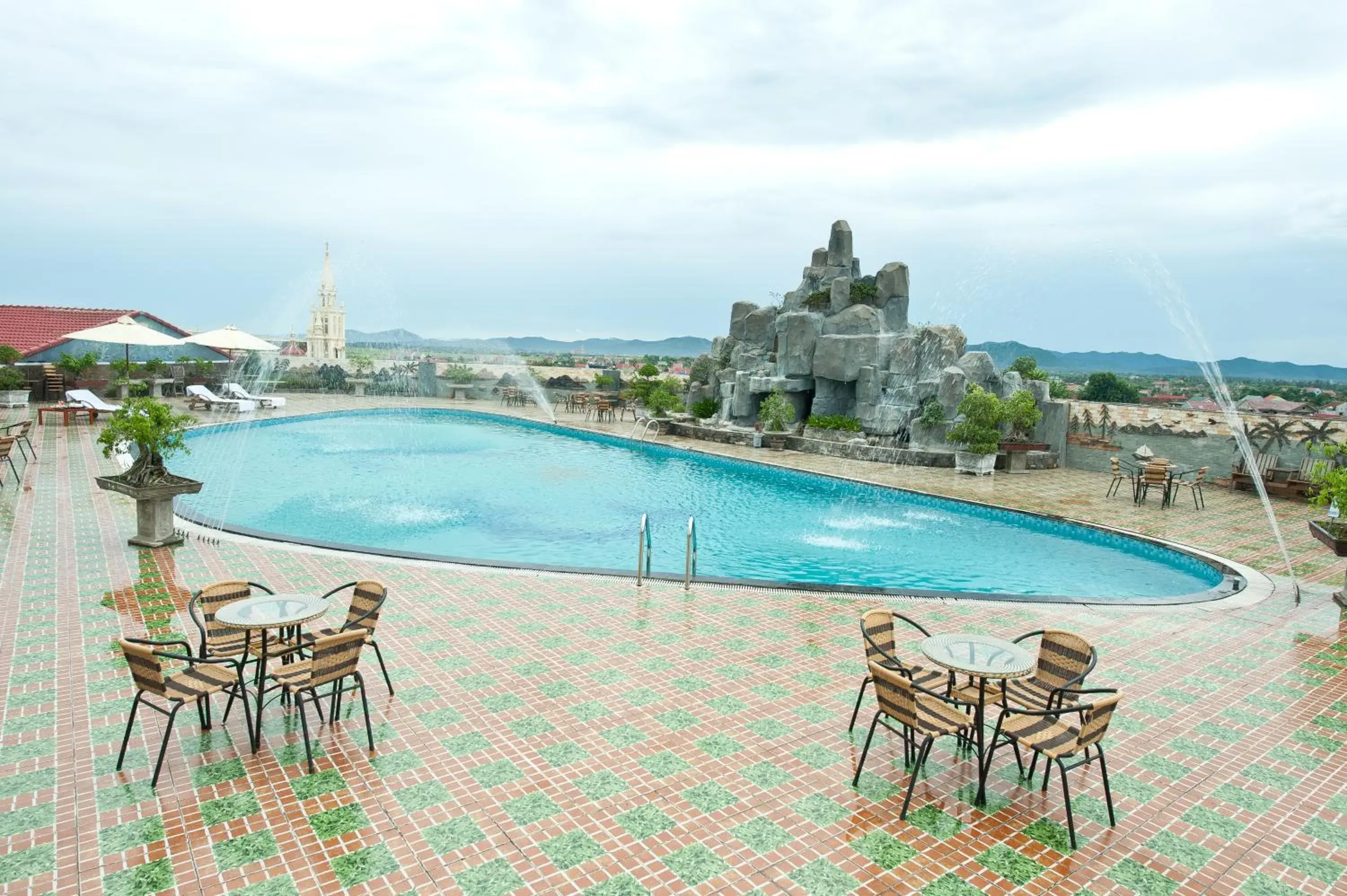 City view in Muong Thanh Dien Chau Hotel City view in Muong Thanh Dien Chau Hotel