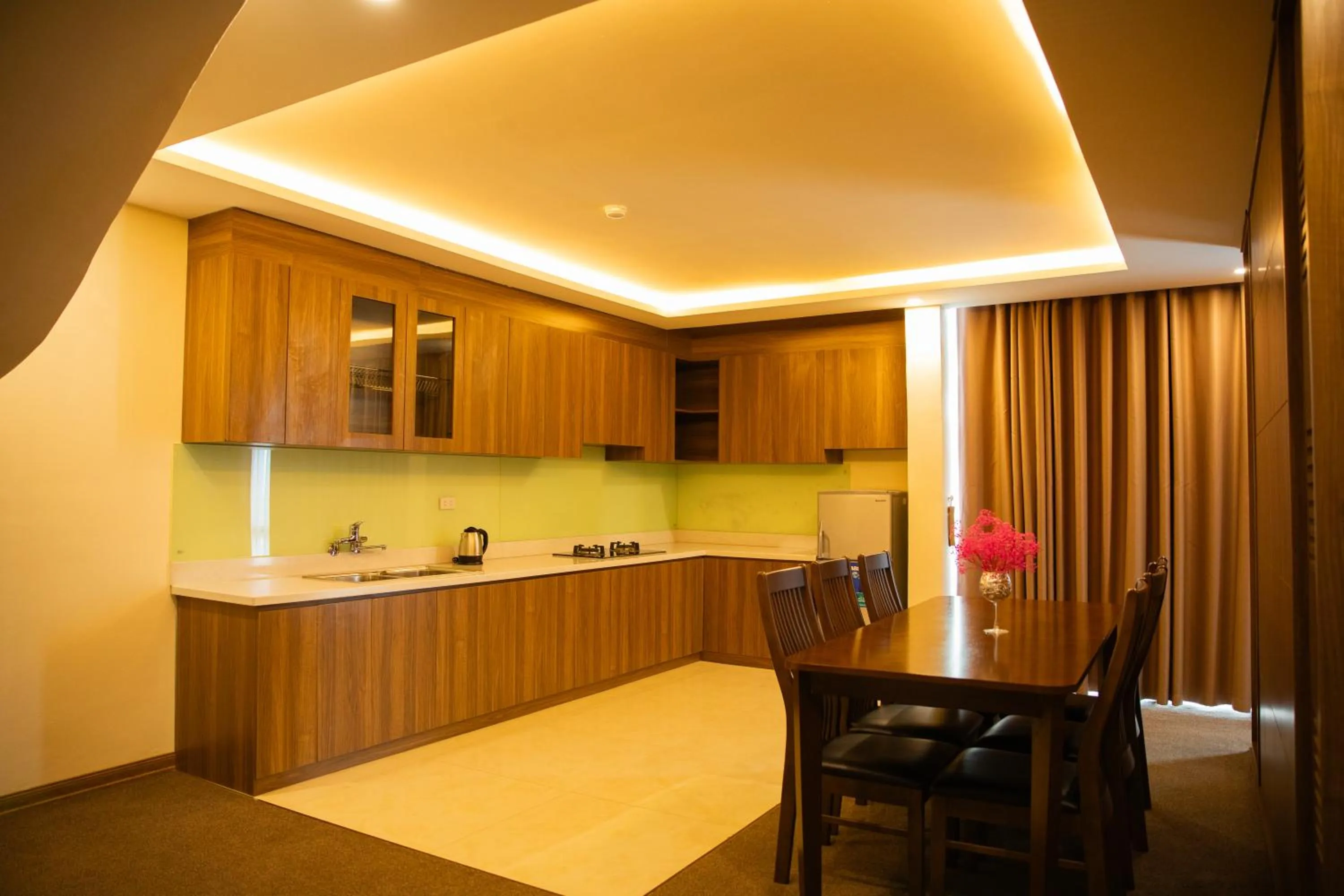 kitchen in Muong Thanh Dien Chau Hotel