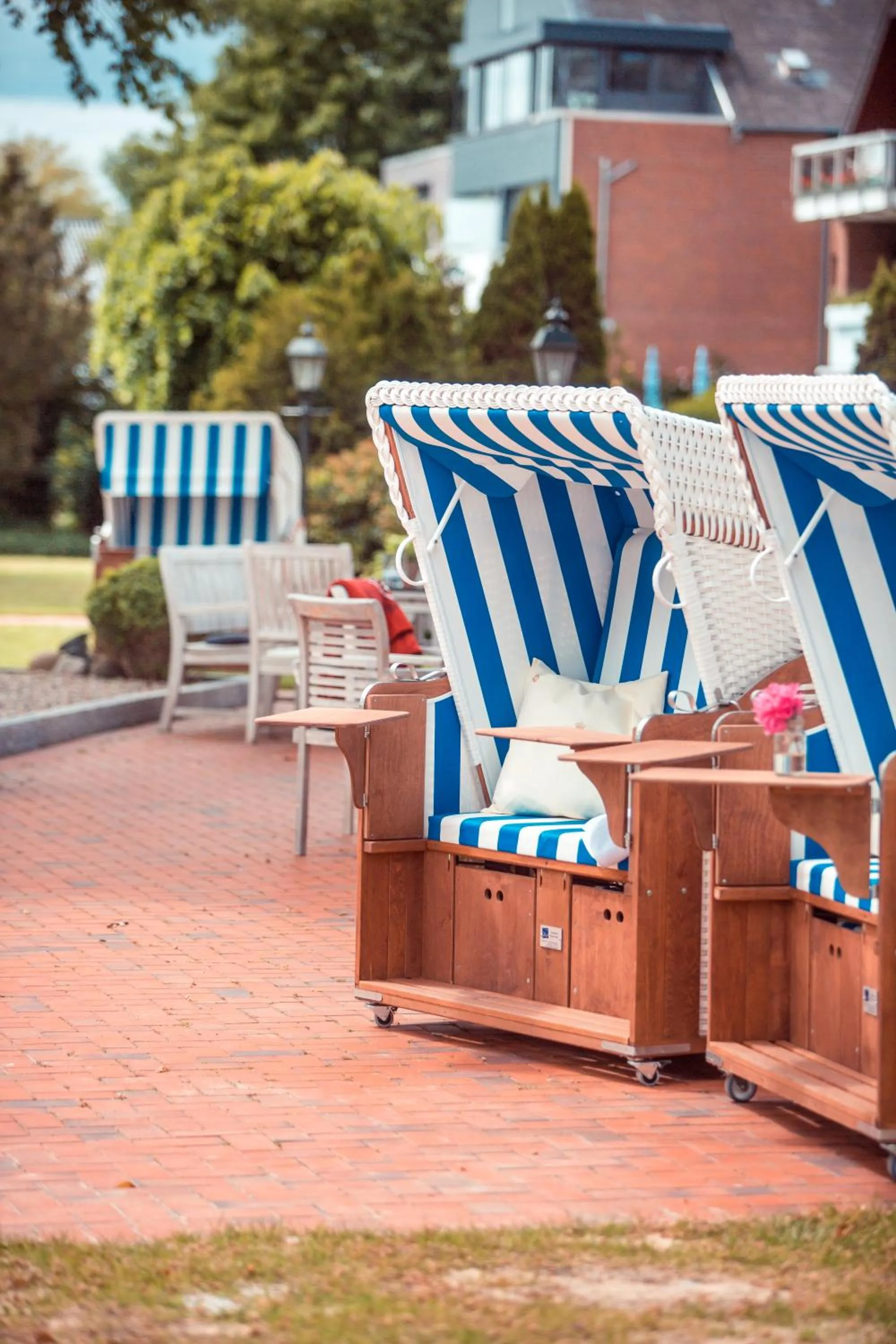 Garden in Strandhotel Strande