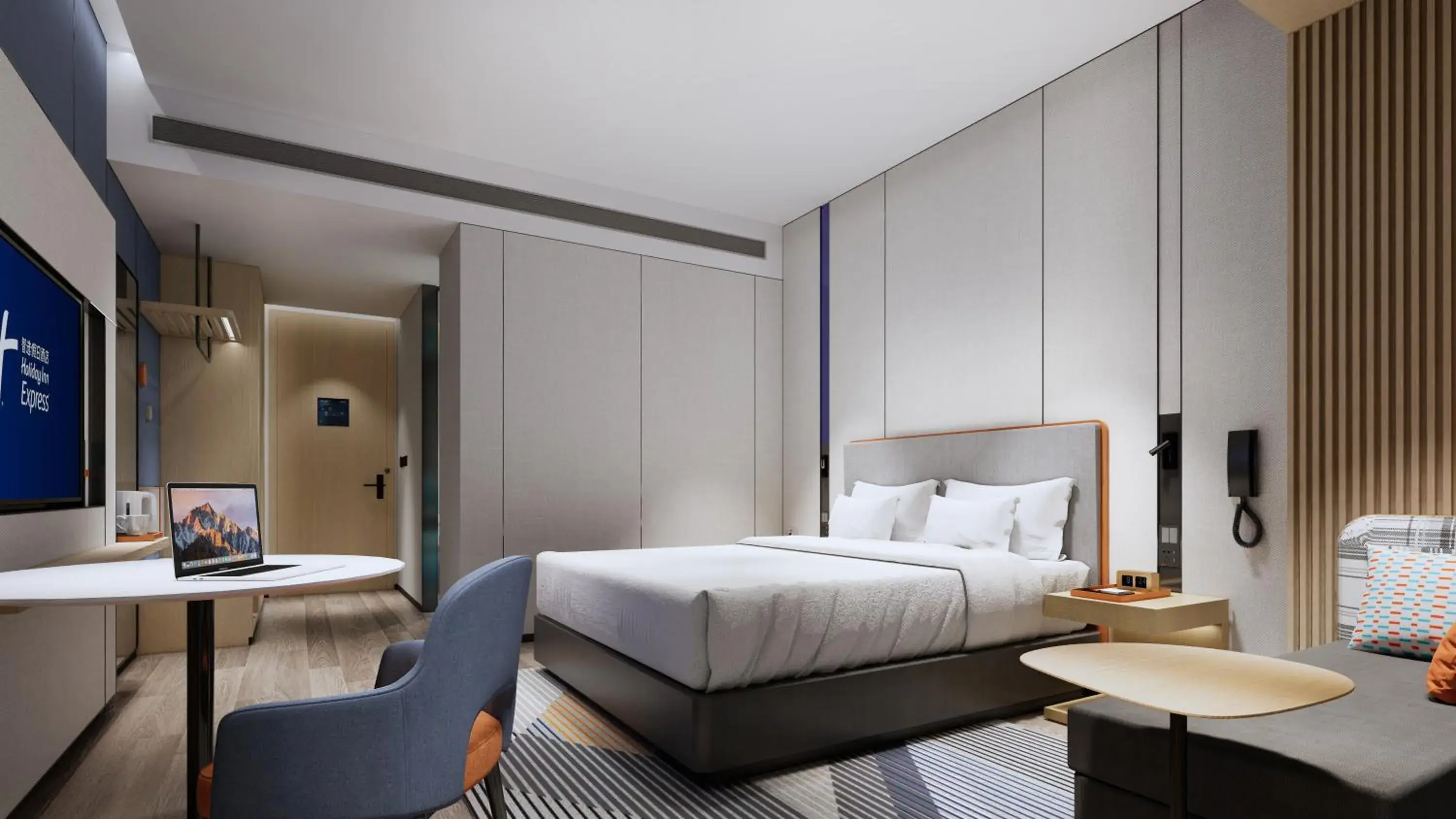 Bed in Holiday Inn Express Suzhou East Taihu by IHG Bed in Holiday Inn Express Suzhou East Taihu by IHG