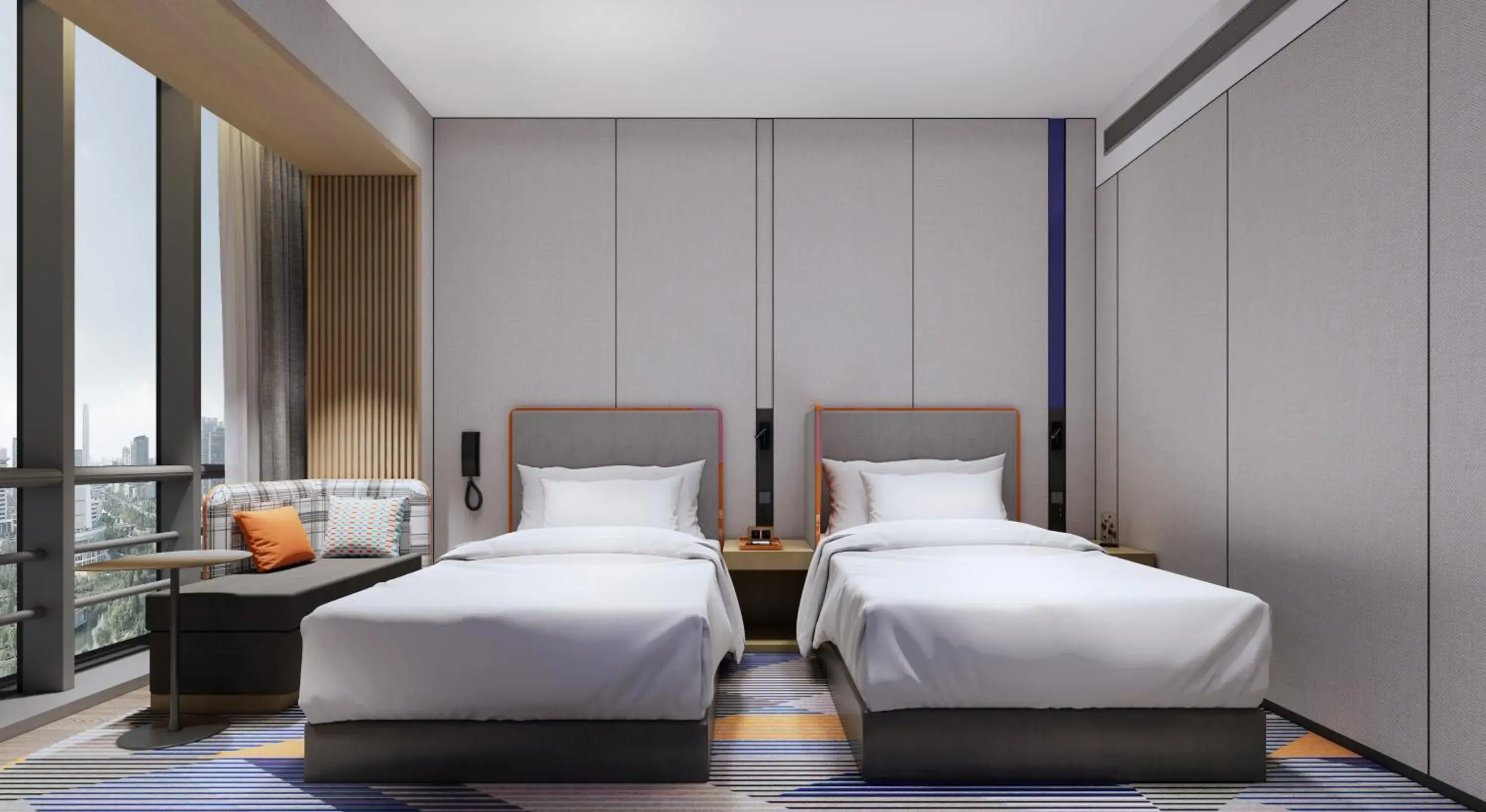 Bed in Holiday Inn Express Suzhou East Taihu by IHG Bed in Holiday Inn Express Suzhou East Taihu by IHG