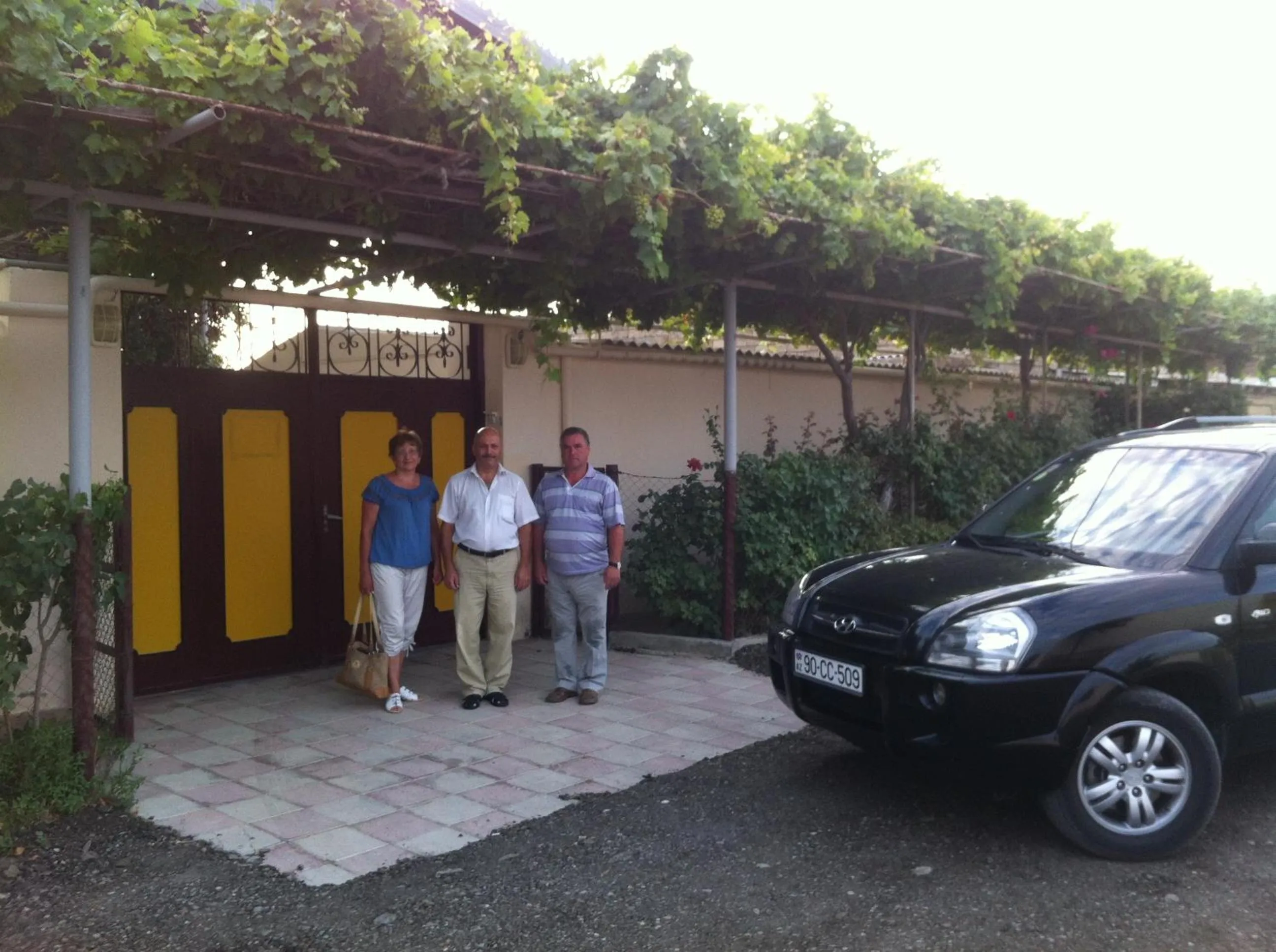 group of guests in Hasanovs Villa