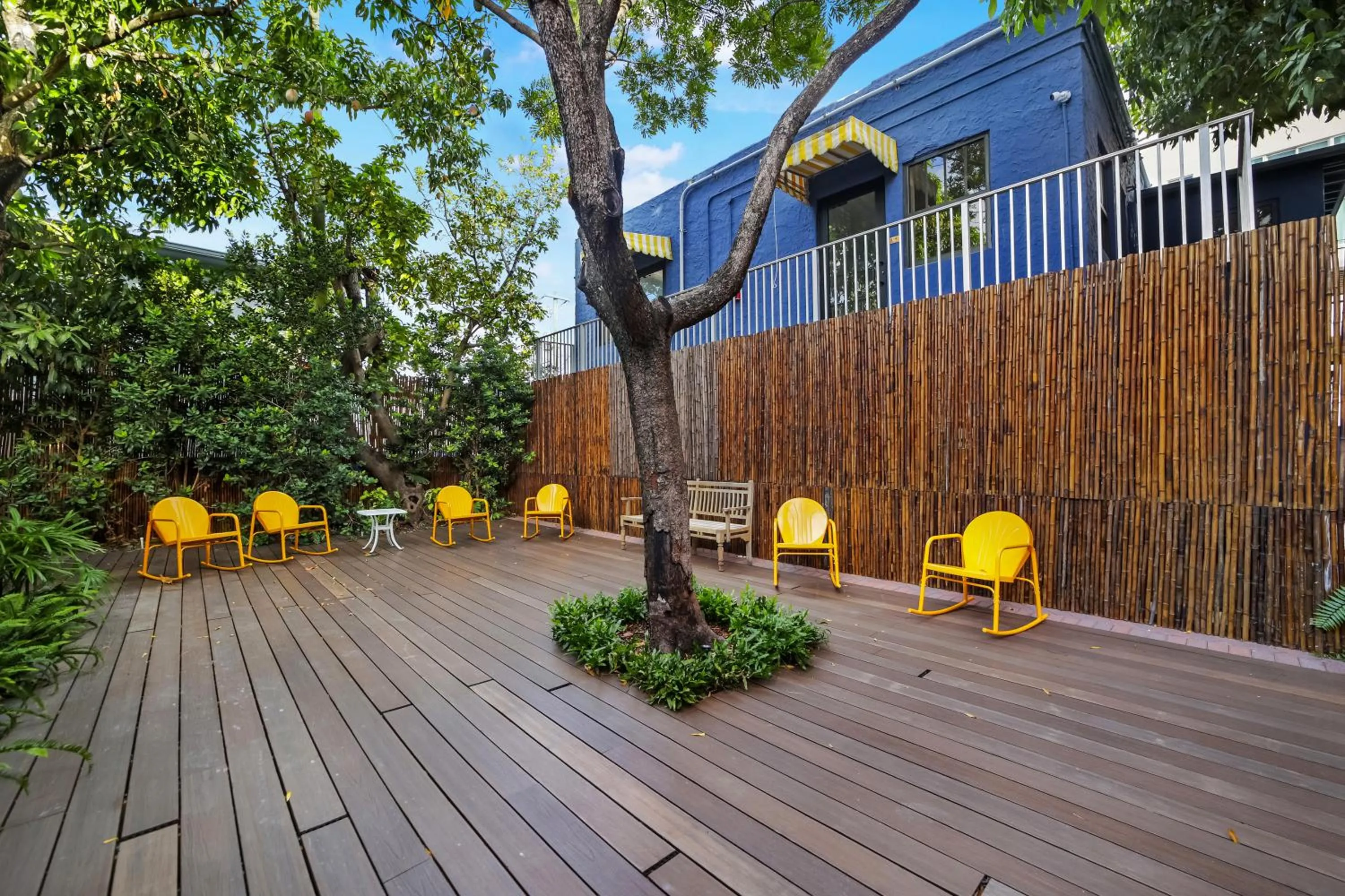 Patio in Tower Hotel Little Havana