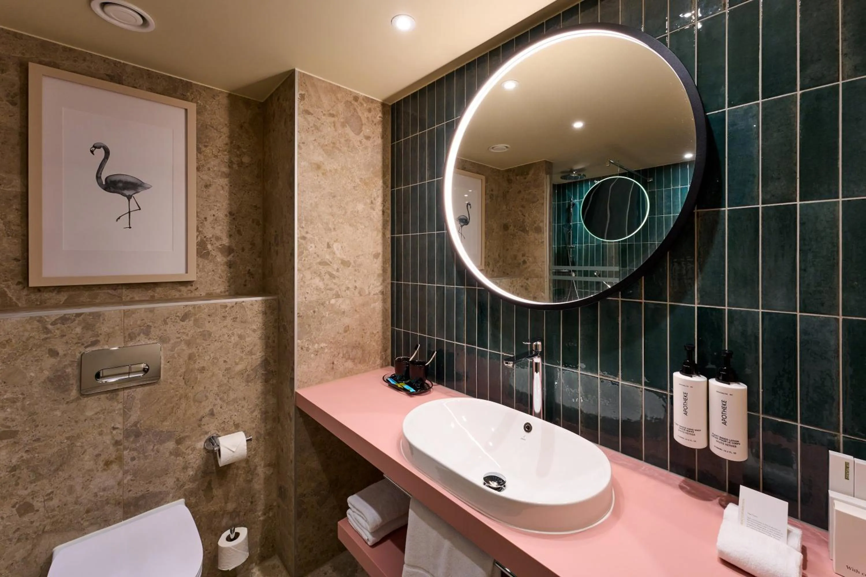 Bathroom in voco Malta by IHG